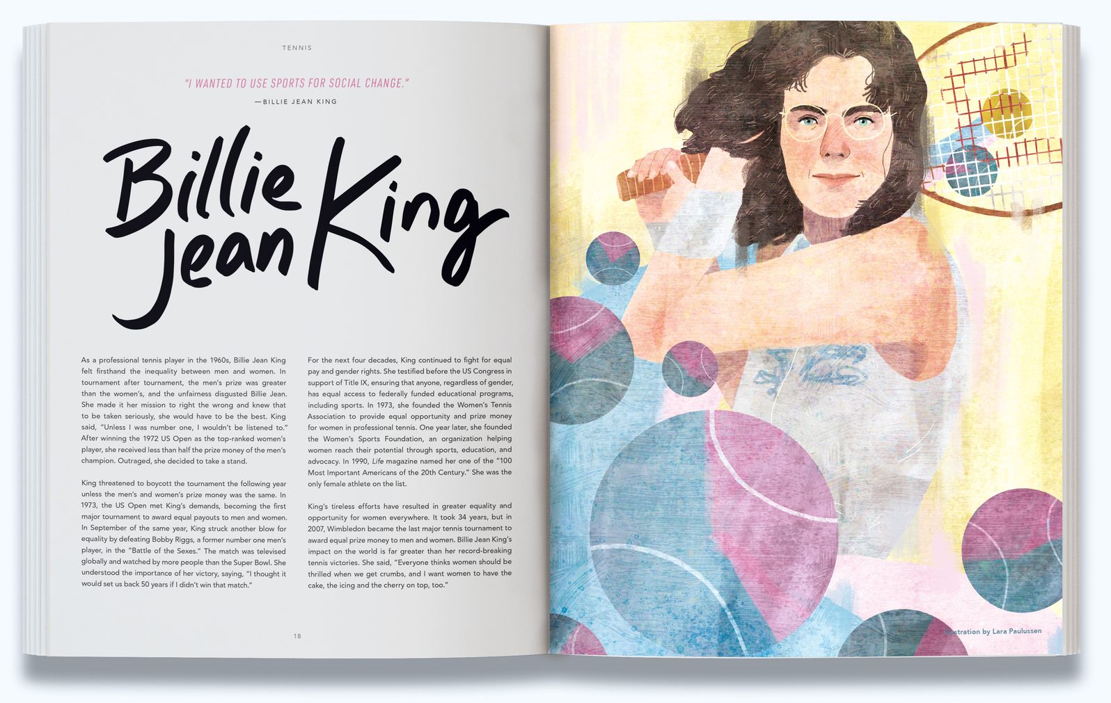 They Changed the Game: 50 Stories and Illustrations Celebrating Creativity in Sports
