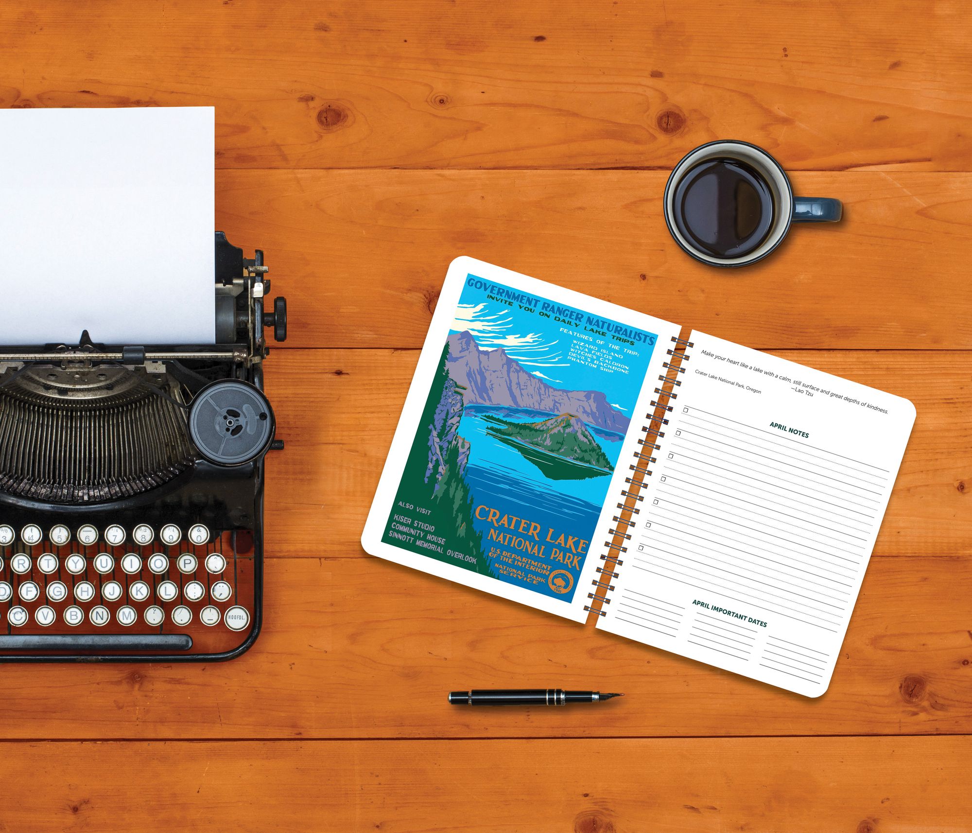 2026 National Parks Poster Art of The WPA 12 Month Planner