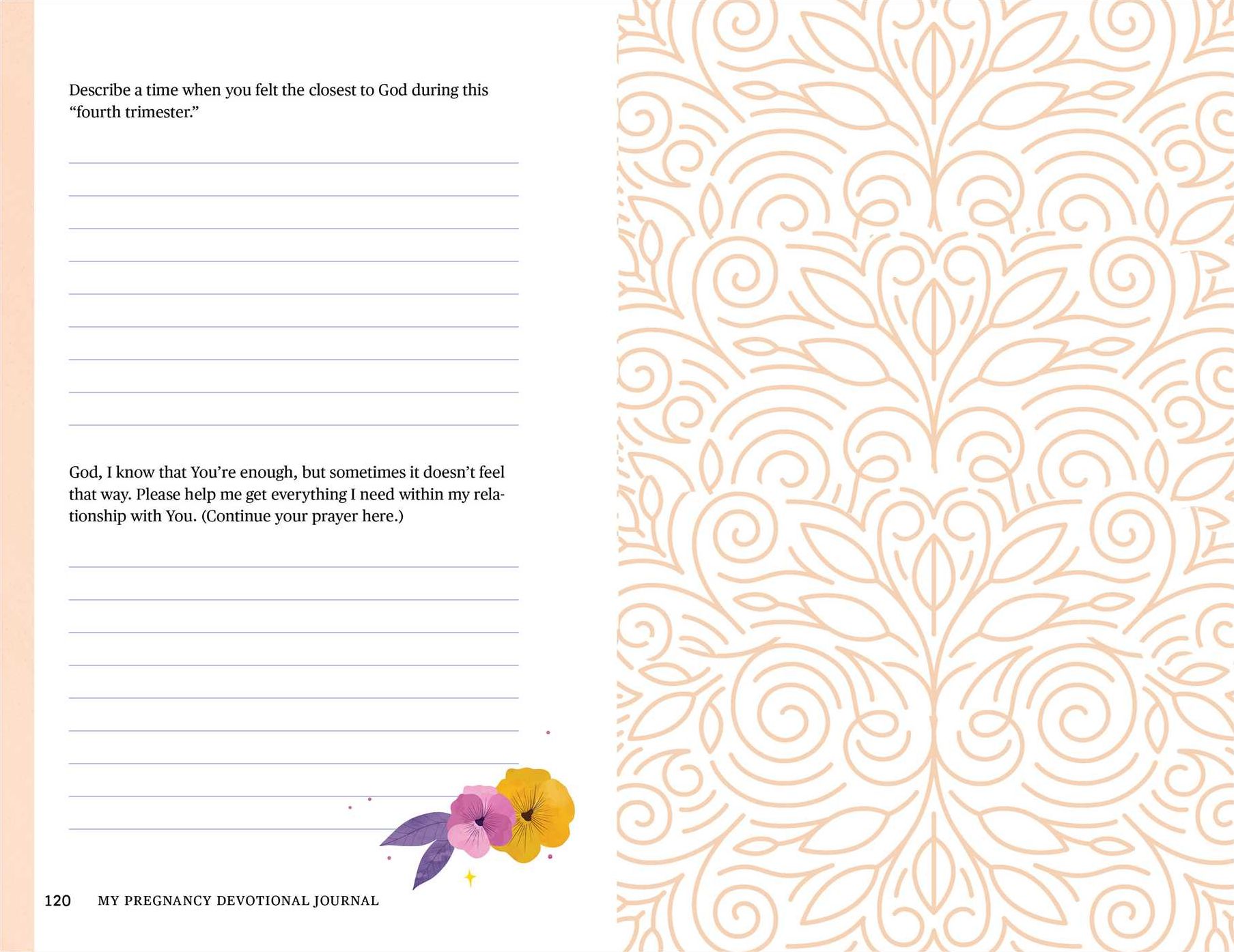 My Pregnancy Devotional Journal: 40 Weeks of Reflection and Prayer for You and Your Baby