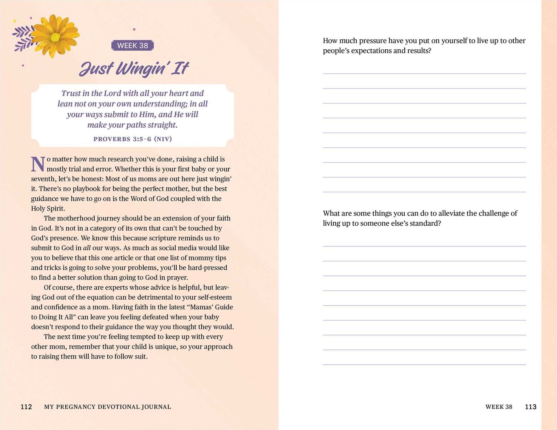 My Pregnancy Devotional Journal: 40 Weeks of Reflection and Prayer for You and Your Baby