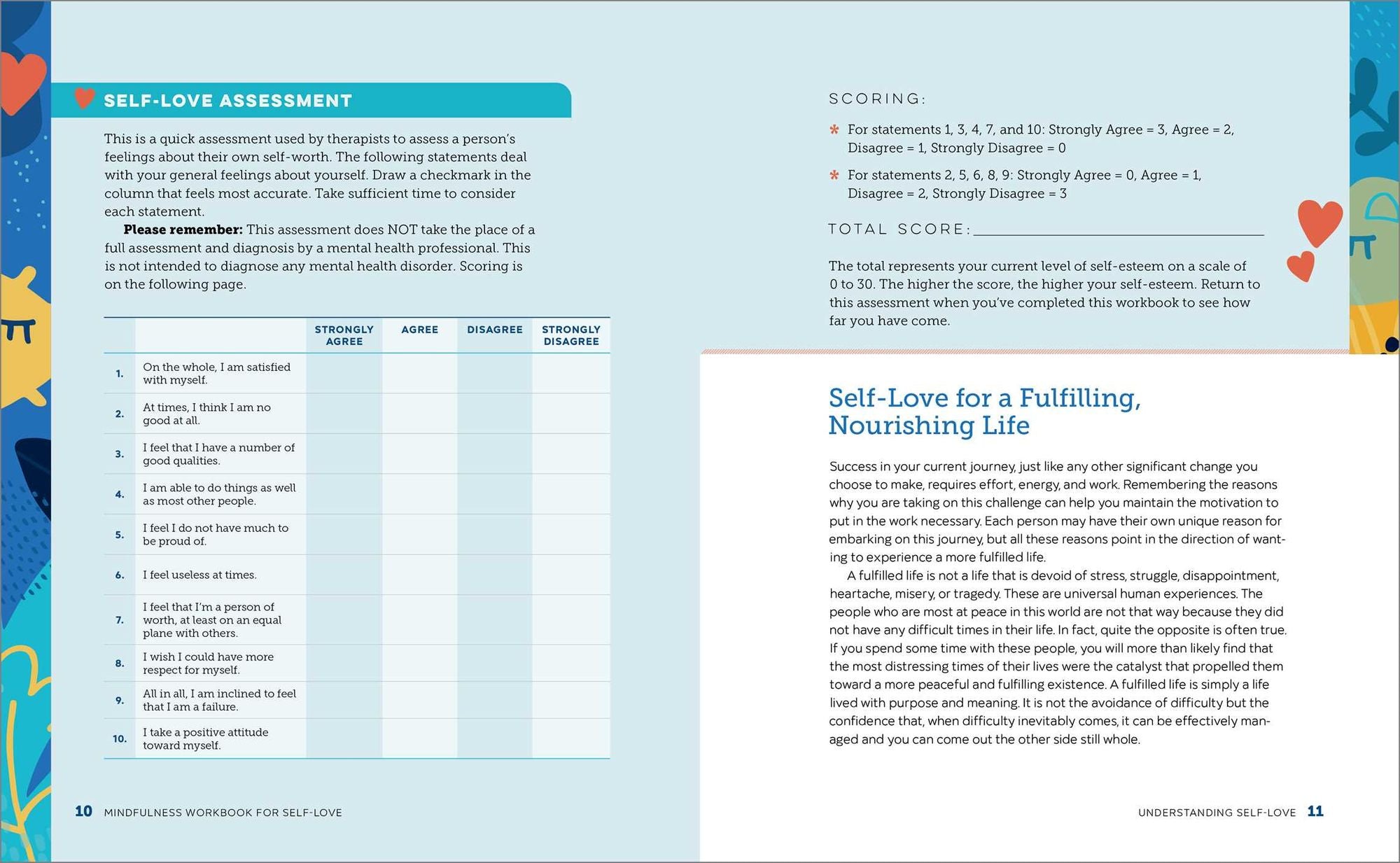 Mindfulness Workbook for Self-Love: Compassionate Exercises to Cultivate Your Happiness and Well-Being