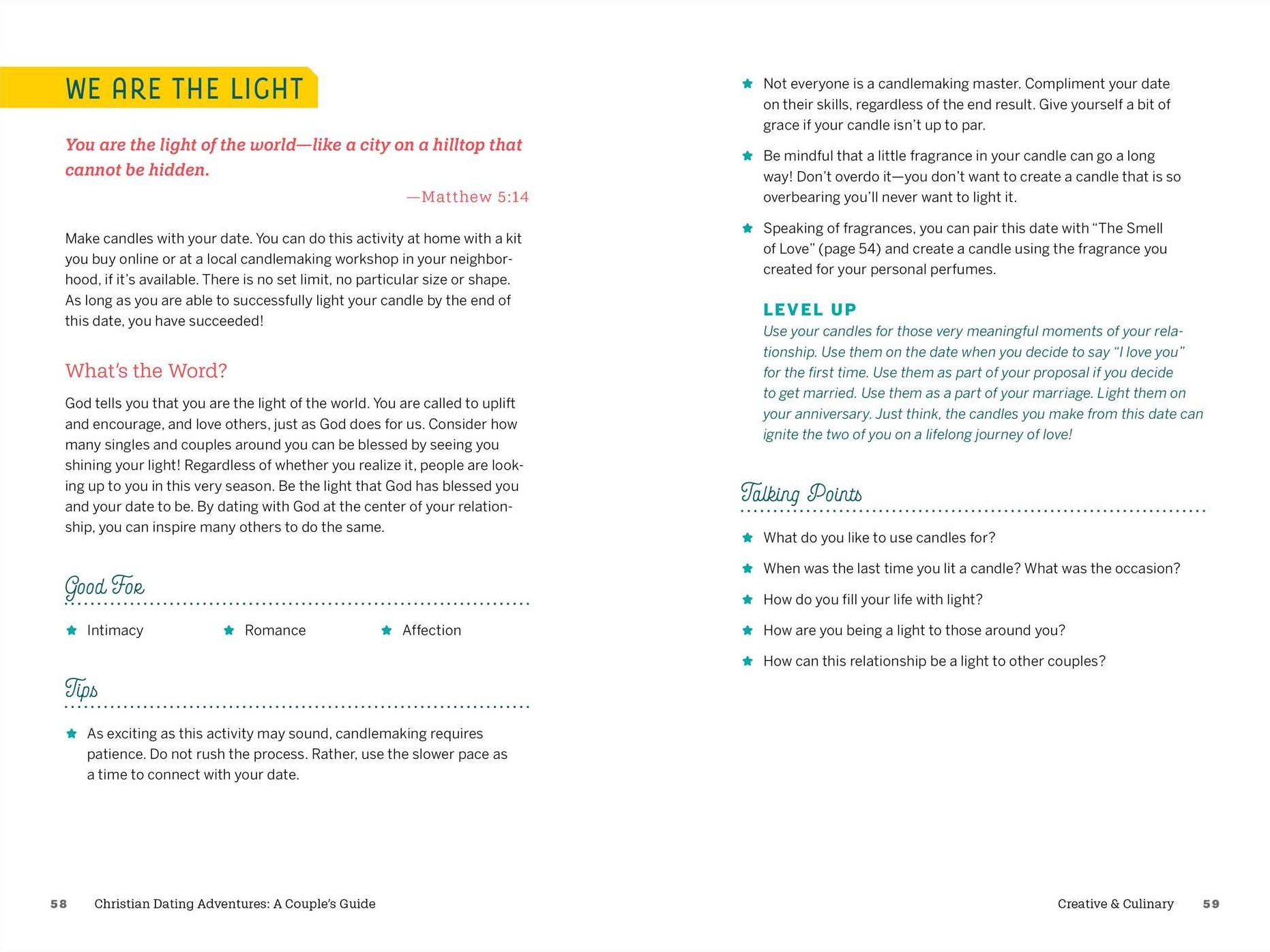 Christian Dating Adventures - A Couple's Guide: 65 Fun, Creative Dates to Connect and Grow