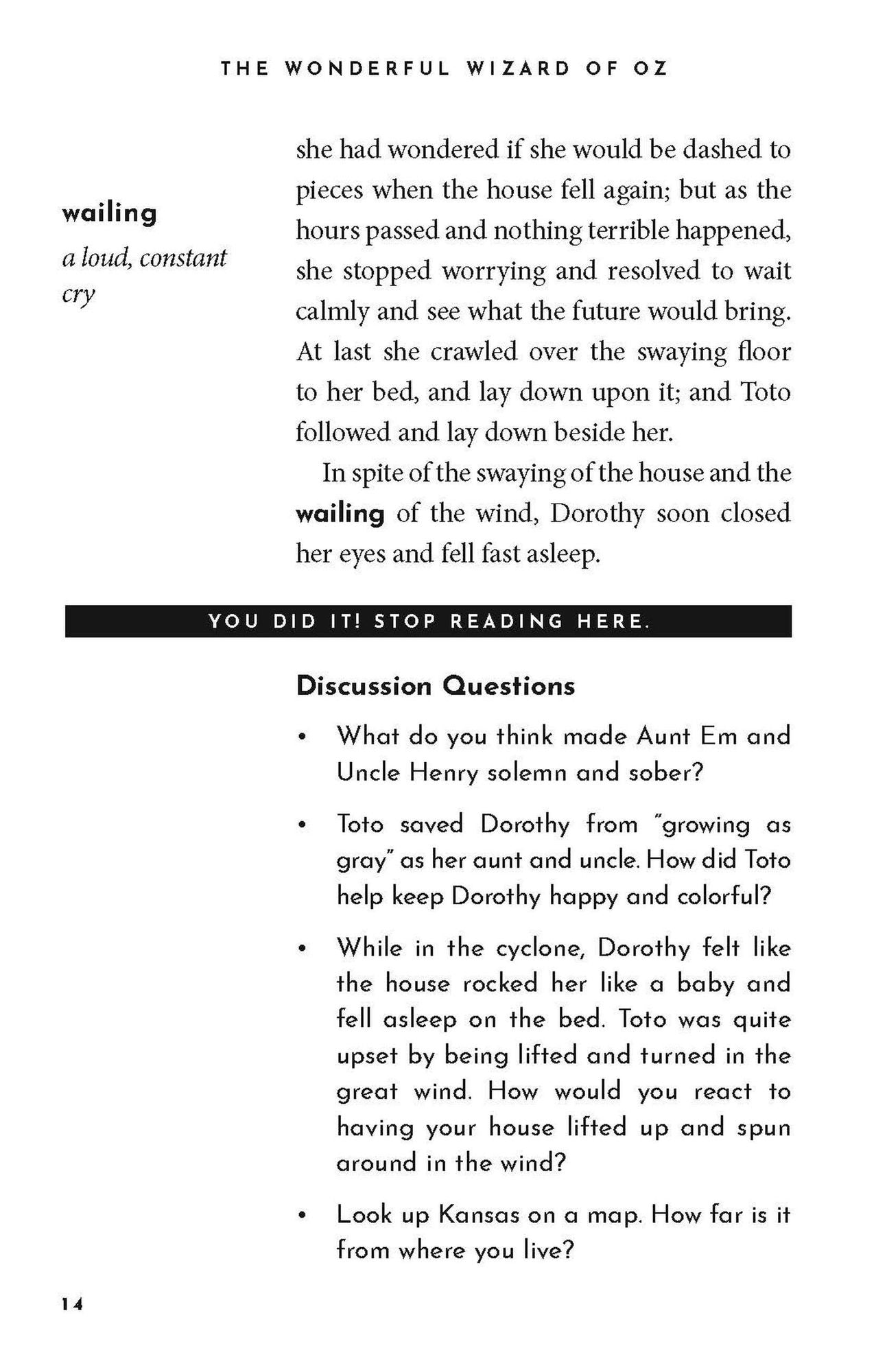 The Wonderful Wizard of Oz: The Read-With-Me Edition: The Unabridged Story in 20-Minute Reading Sections with Comprehension Questions, Discussion Prompts, Definitions, and More!