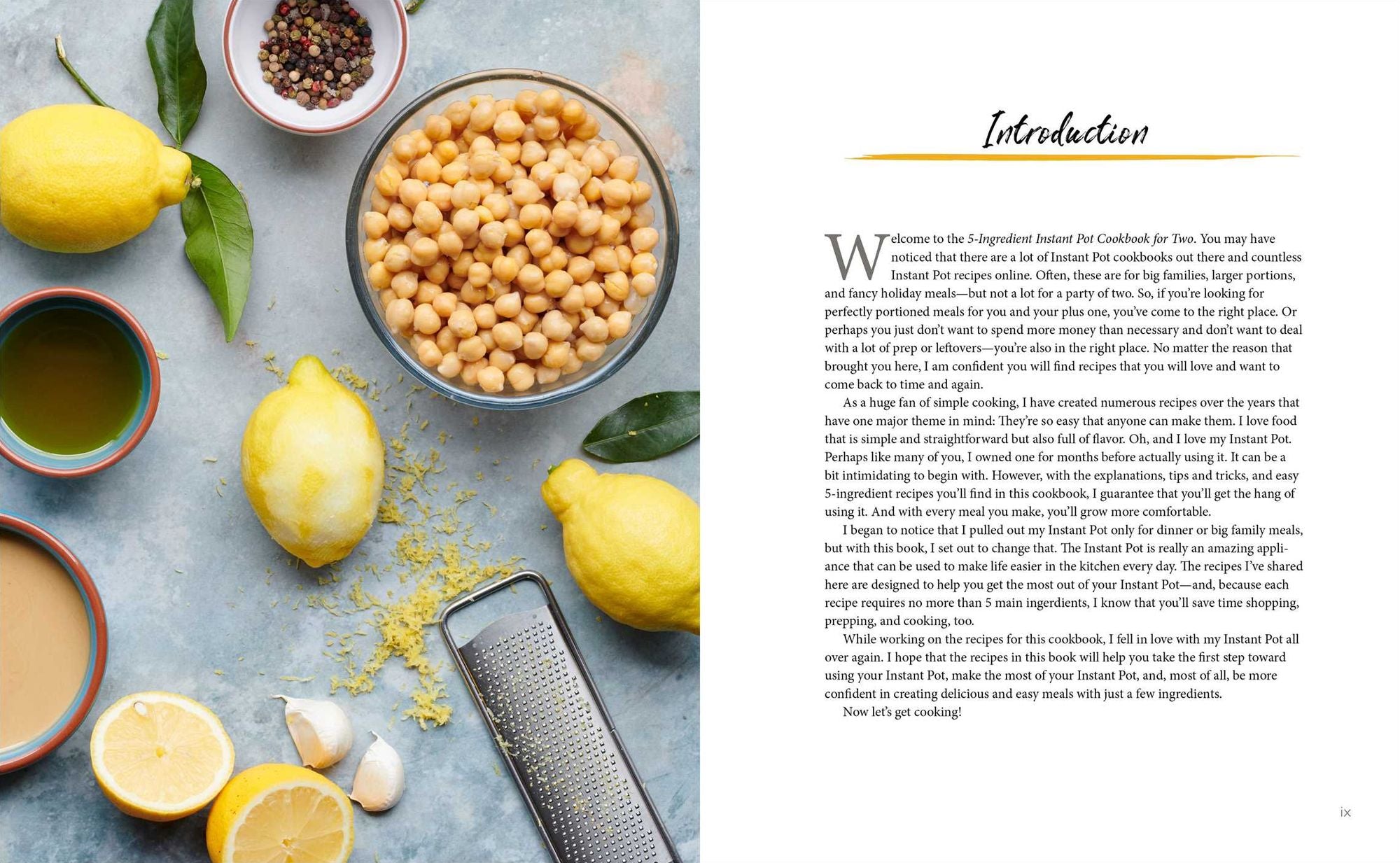 5-Ingredient Instant Pot Cookbook for Two