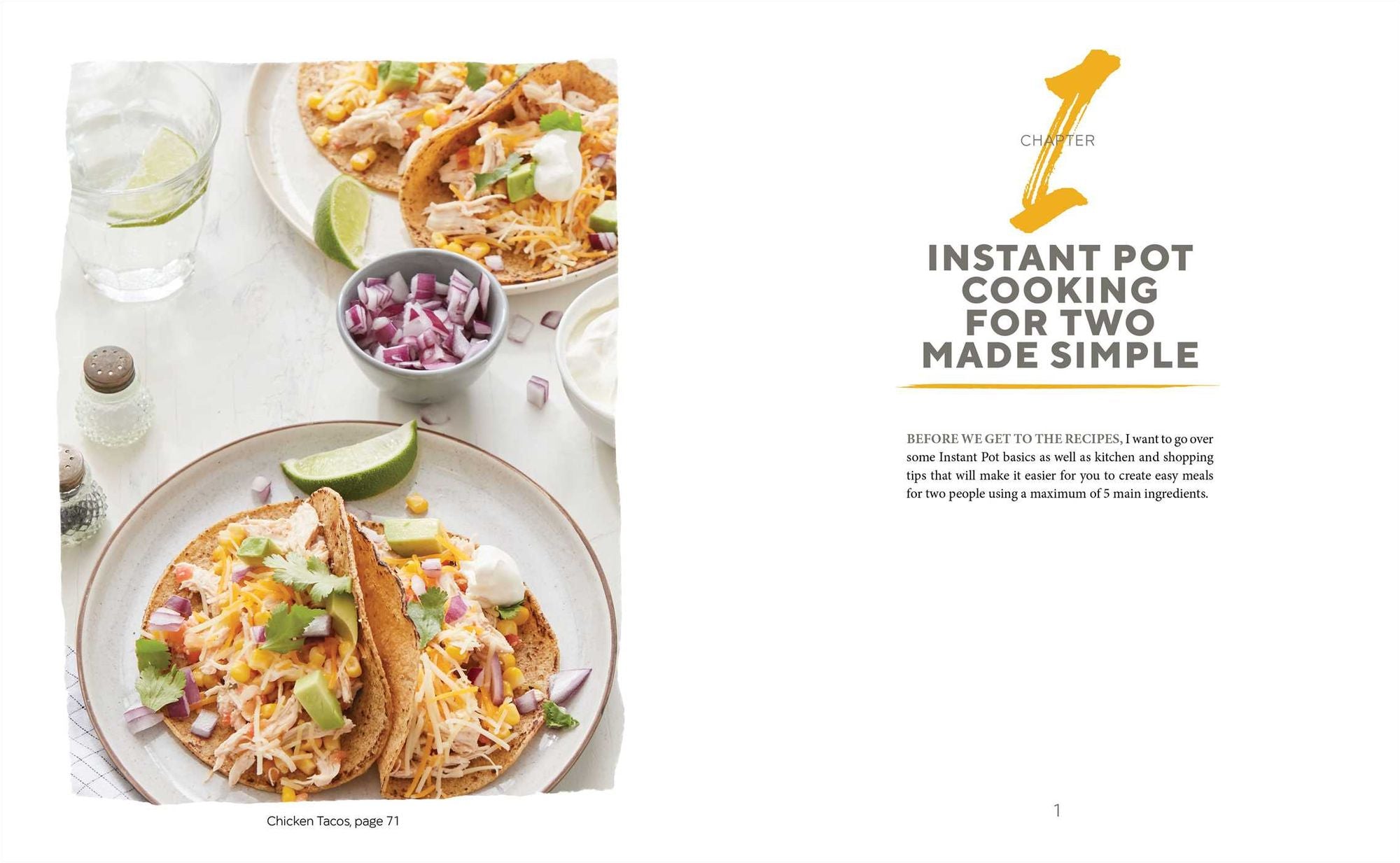 5-Ingredient Instant Pot Cookbook for Two