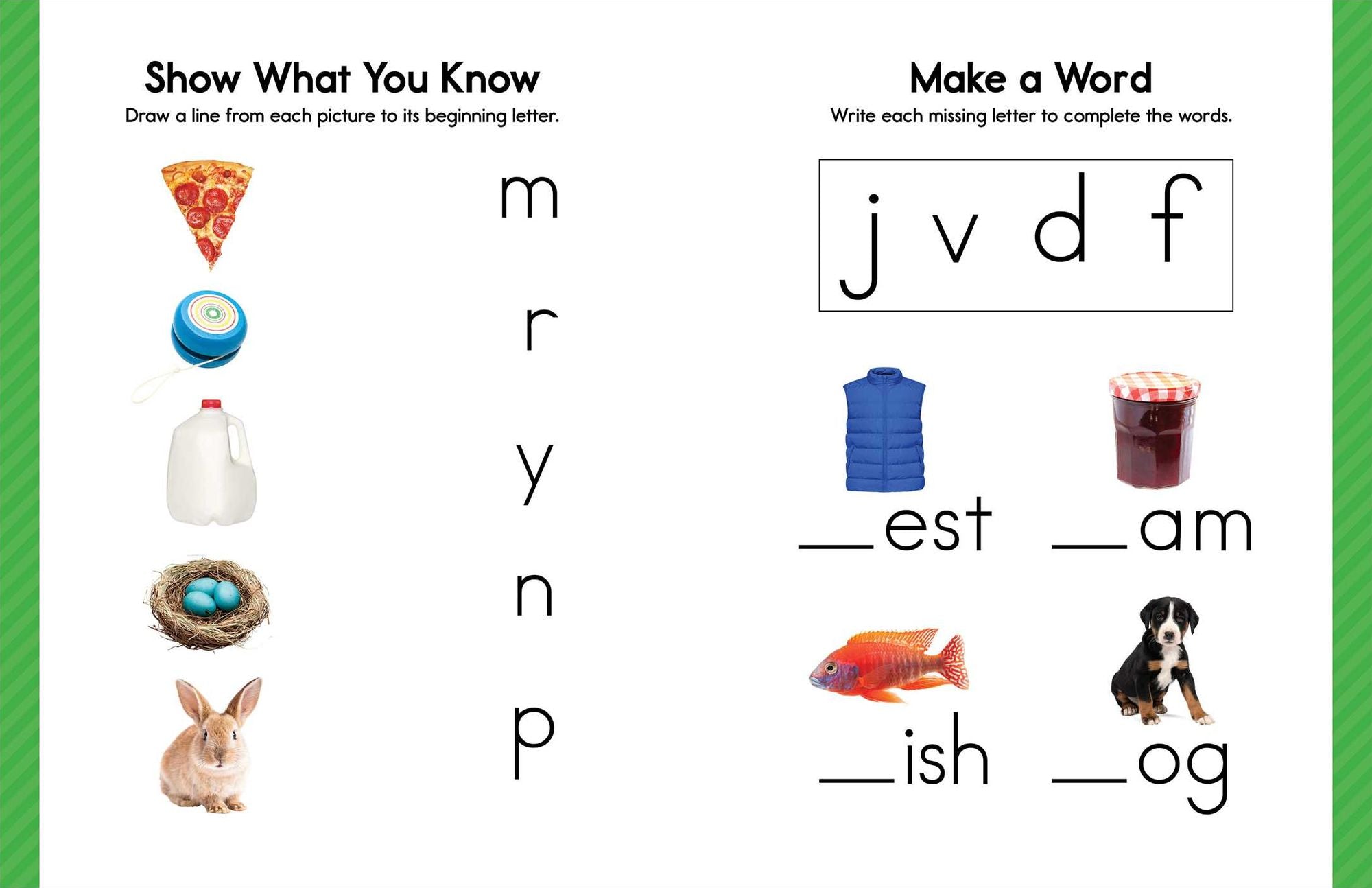 My First Learn-to-Read Preschool Workbook: Practice Pre-Reading Skills with Phonics, Sight Words, and Simple Stories!