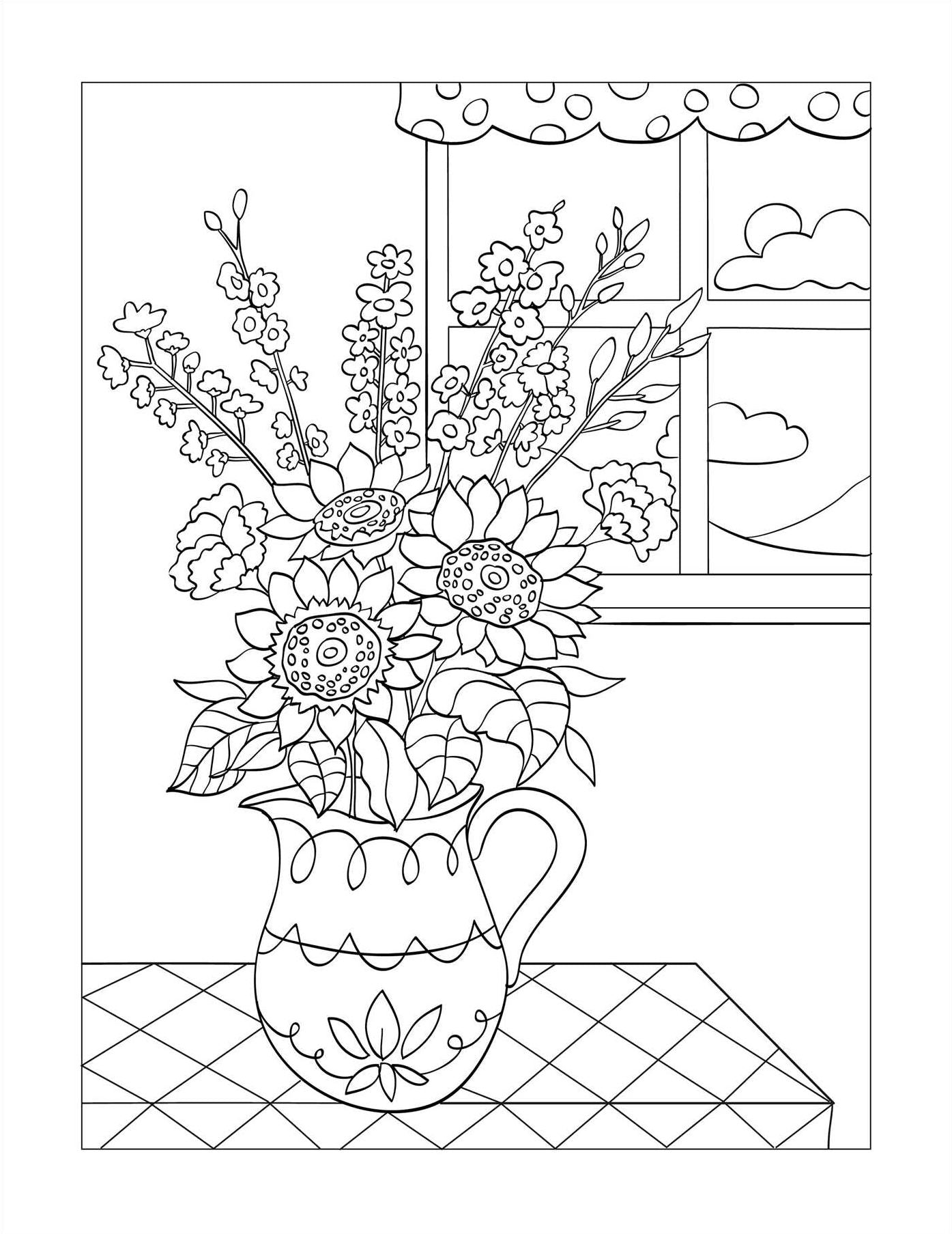 Mom's Coloring Book for Stress Relief