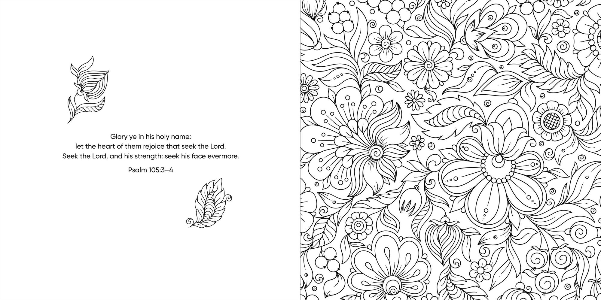 Keepsake Coloring Psalms