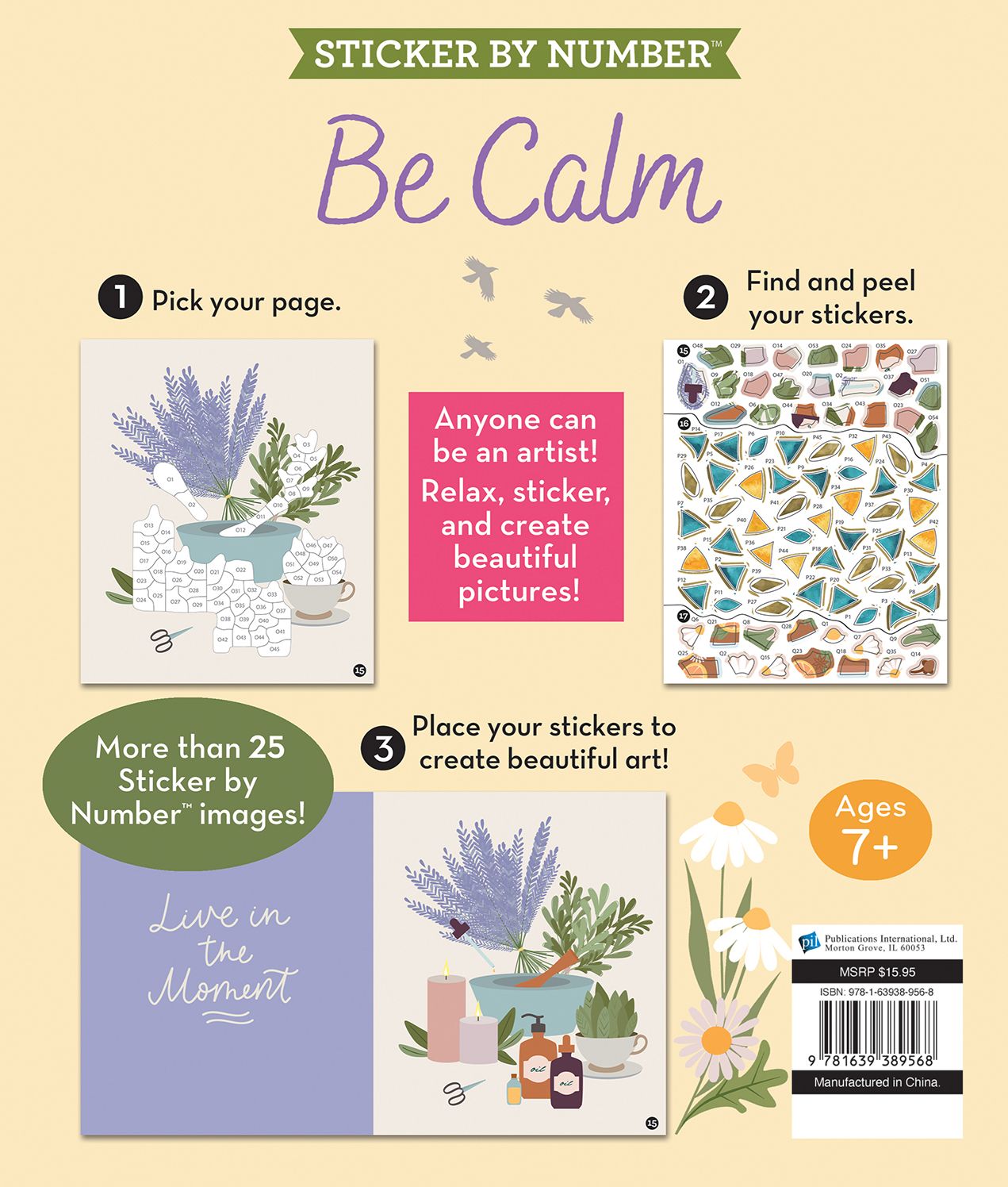 Sticker By Number Be Calm