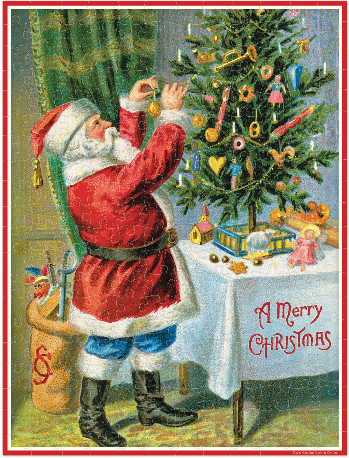 Christmas Santa Mini Puzzle 240 Pc