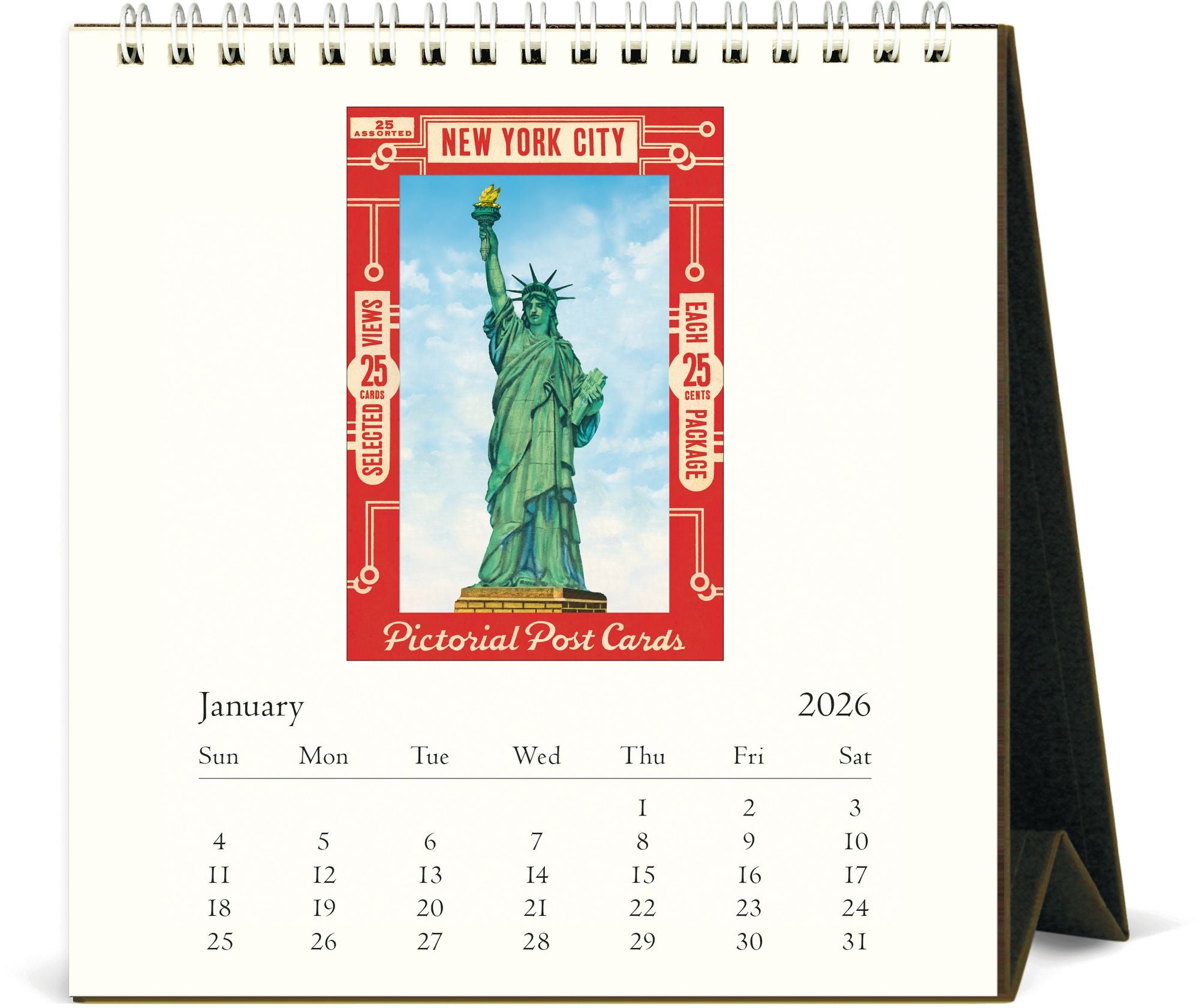 2026 Cavallini New York Desk Calendar