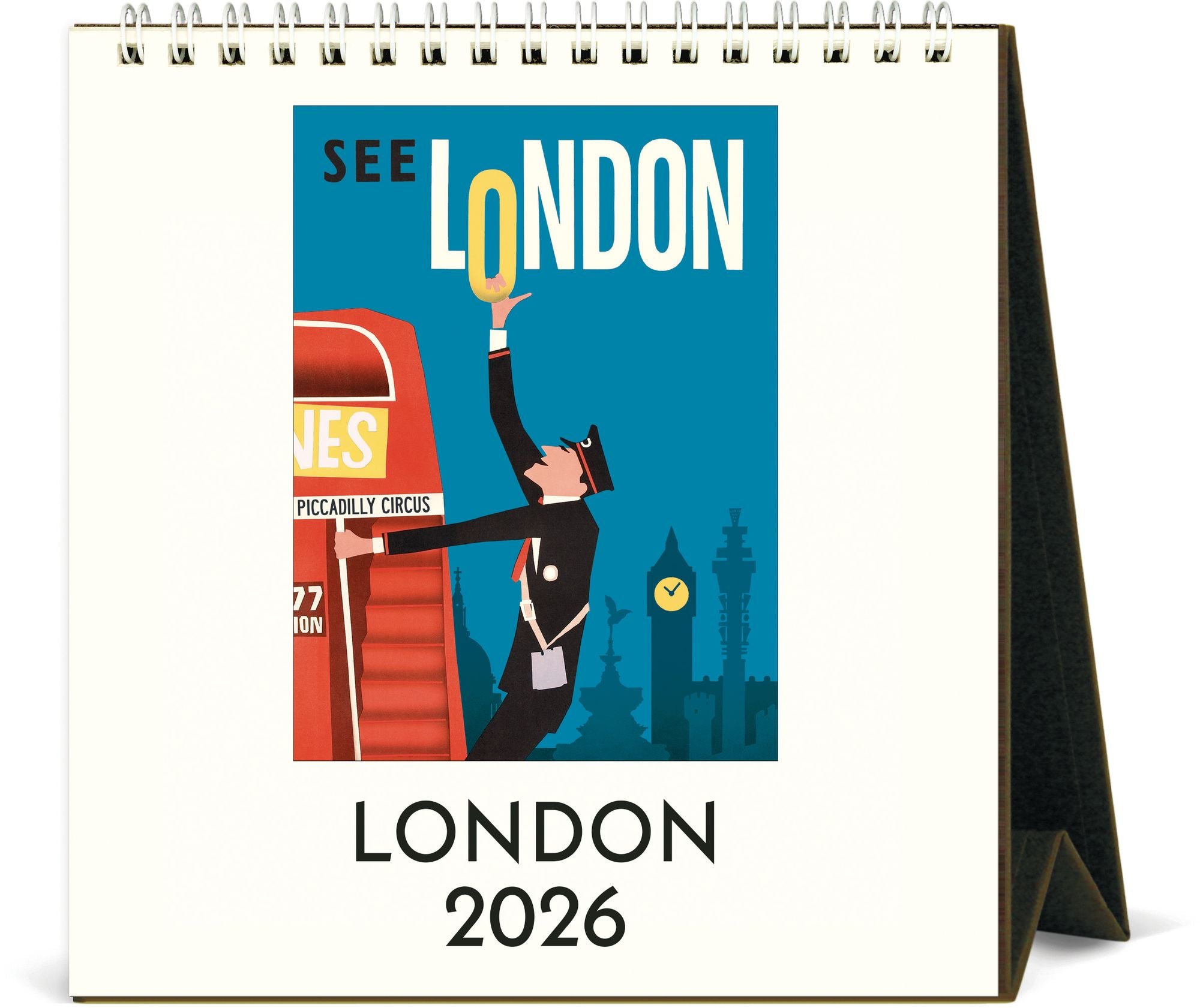 2026 Cavallini London Desk Calendar