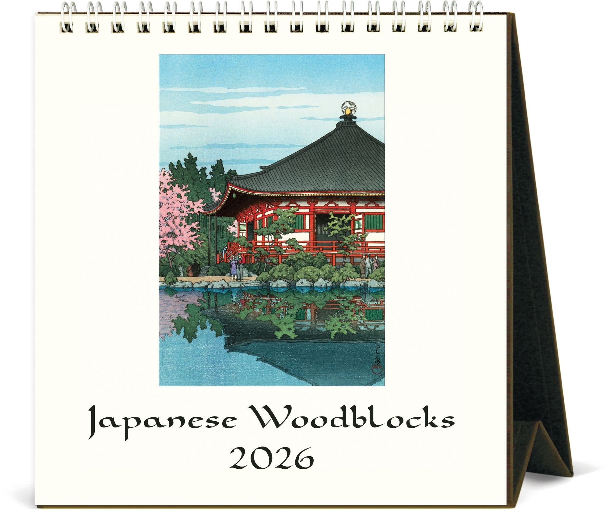 2026 Japanese Woodblock Desk Calendar