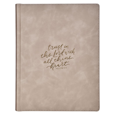 KJV Bible Note-Taking LP Faux Leather Hardcover Trust the Lord, Prov. 3:5