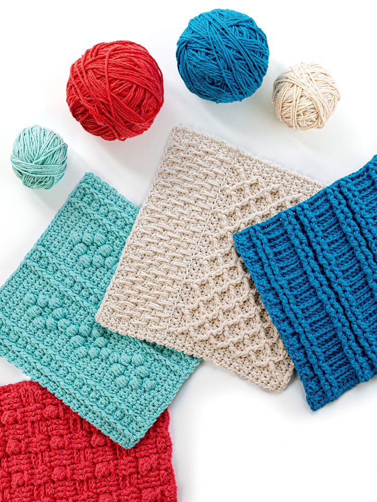 Learn to Crochet Gansey Dishcloths