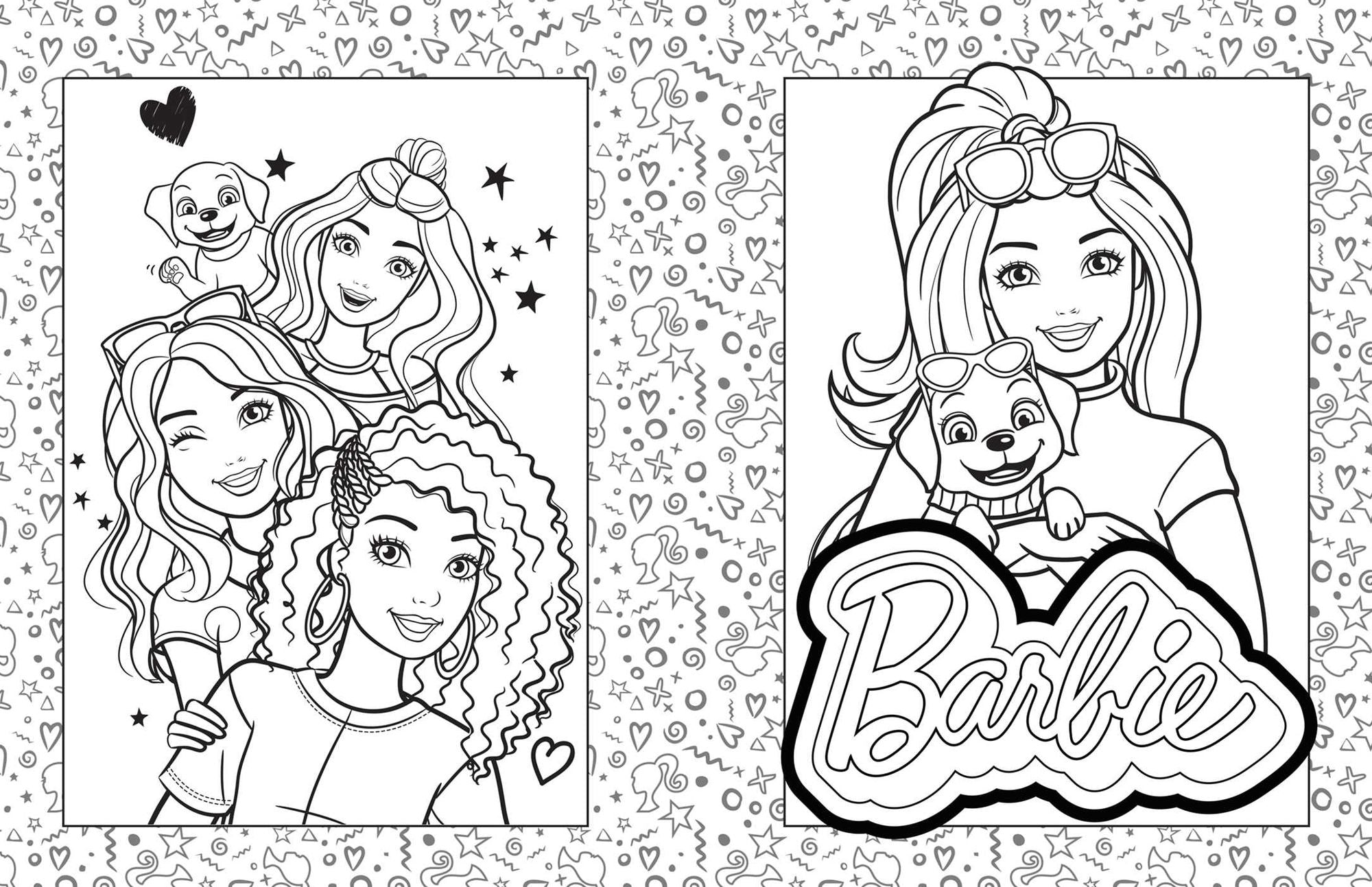 Barbie: Giant Fashion Coloring Book