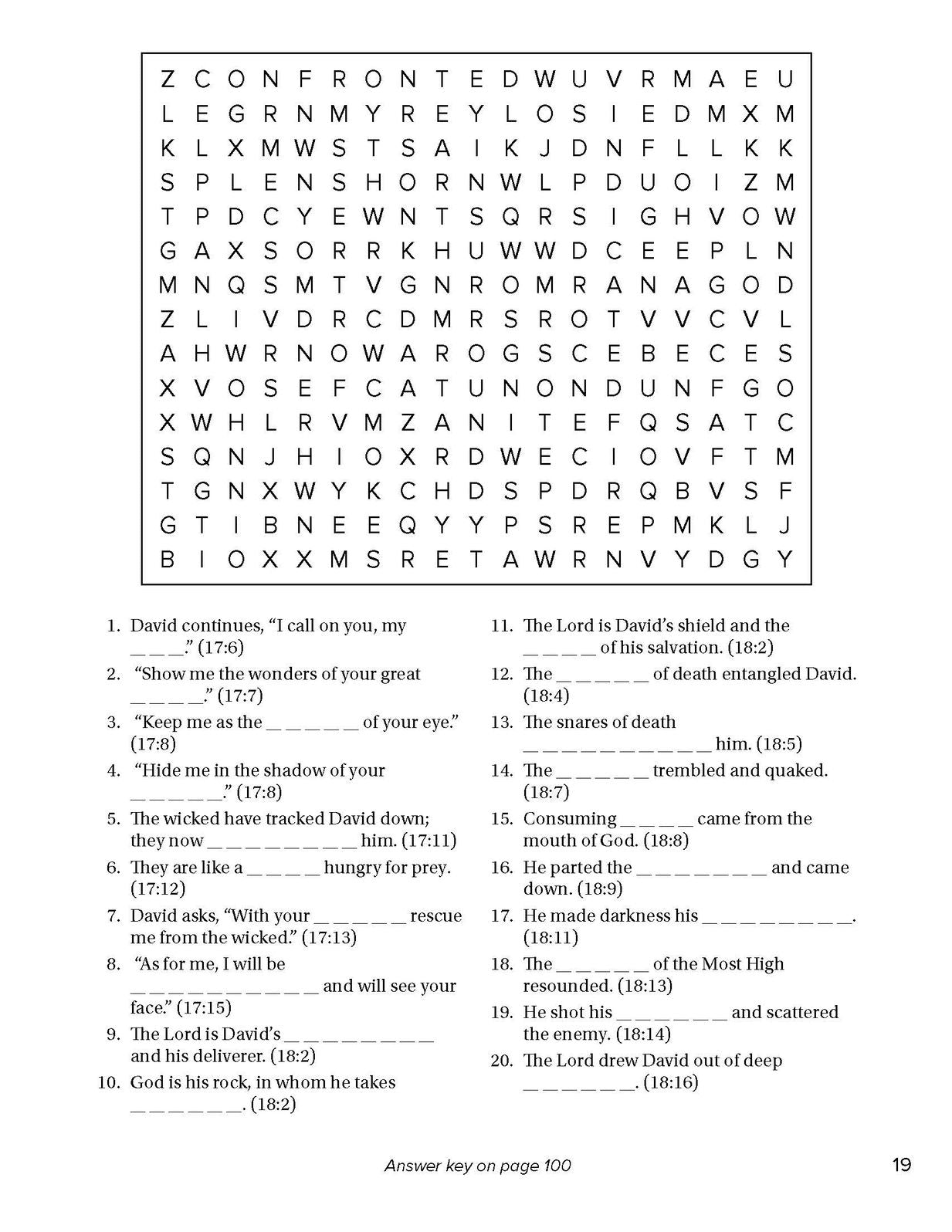 Psalms 1-72: A Word Find Book from Our Daily Bread Ministries