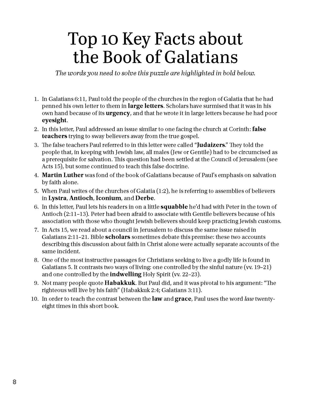Galatians, Ephesians, Philippians, Colossians: A Word Find Book from Our Daily Bread Ministries