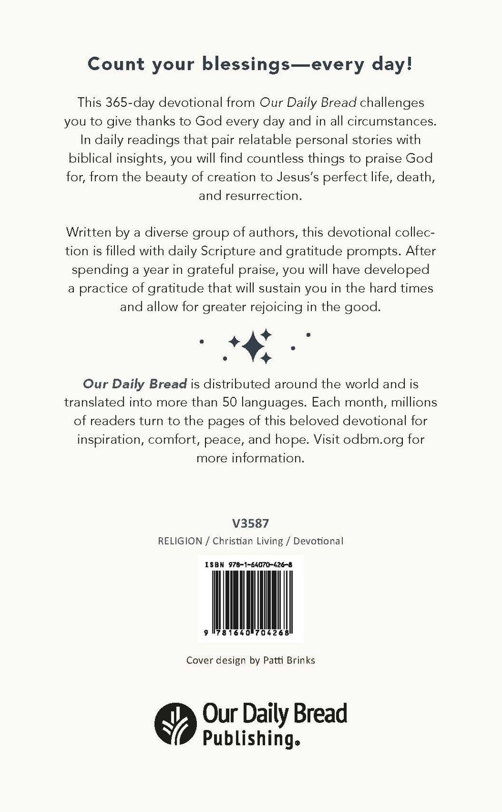 Count Your Blessings: Our Daily Bread Devotional Collection