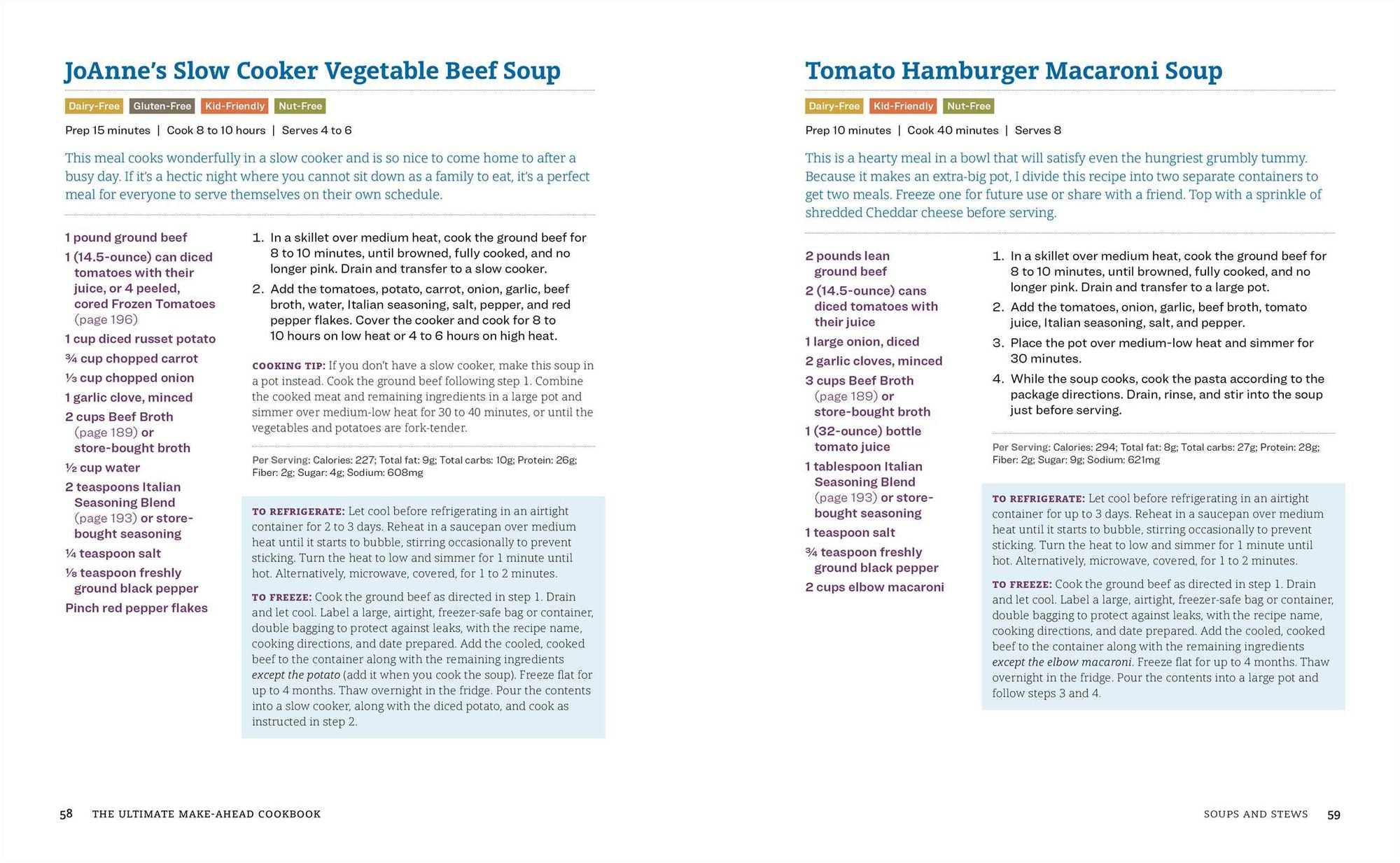 The Ultimate Make-Ahead Cookbook: 125 Delicious, Family-Friendly Freezer Meals to Prep Now and Enjoy Later