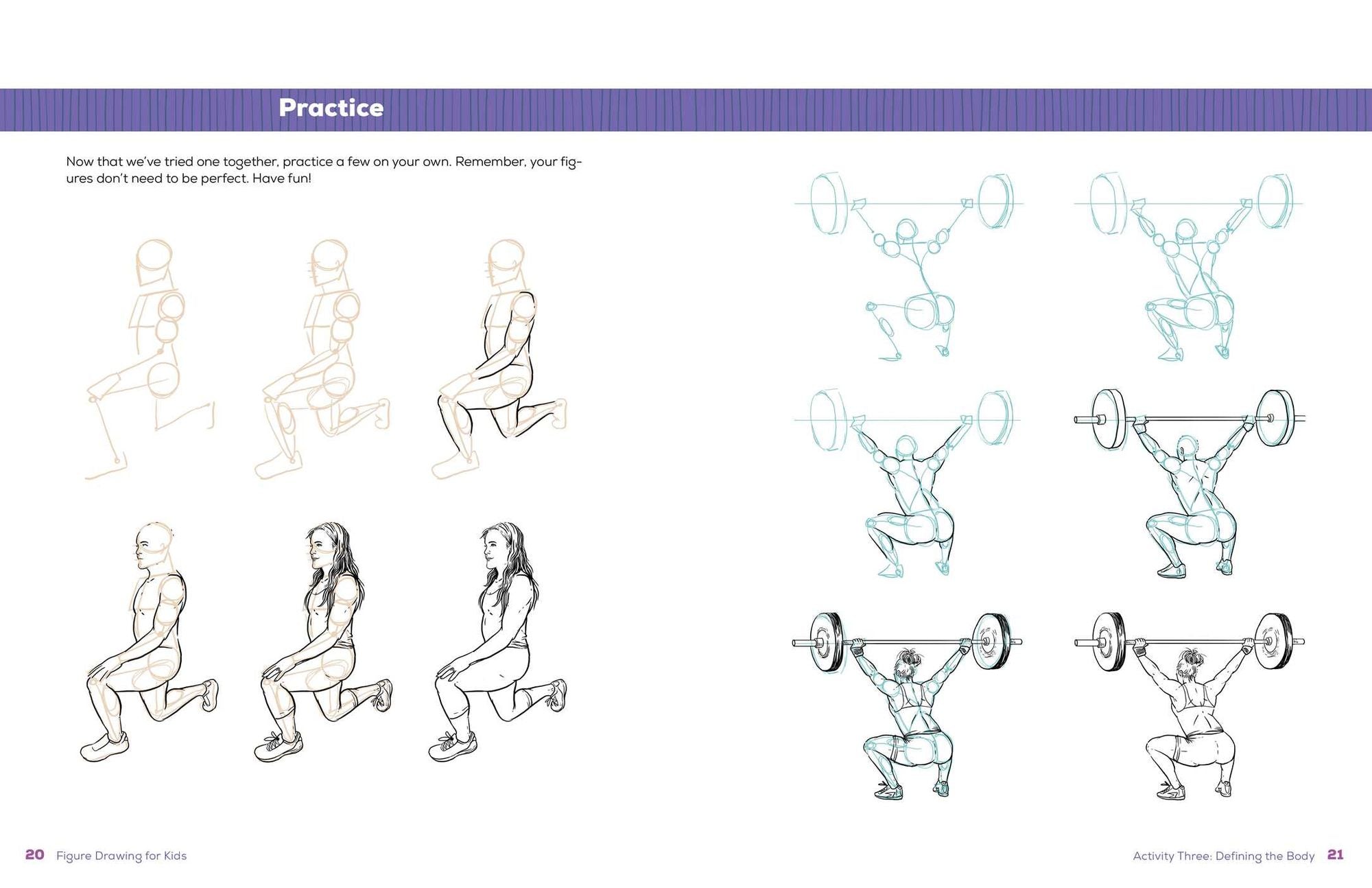 Figure Drawing for Kids: A Step-By-Step Guide to Drawing People