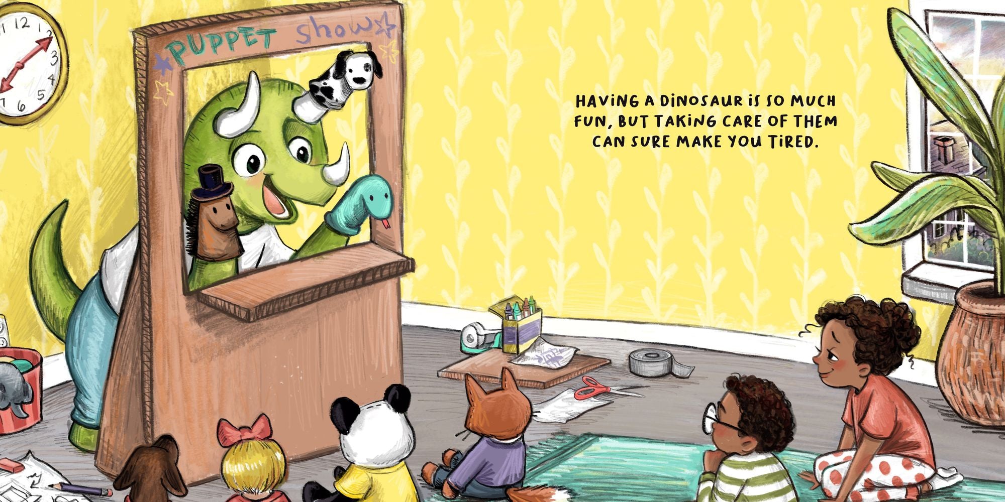 How to Put a Dinosaur to Bed: A Board Book