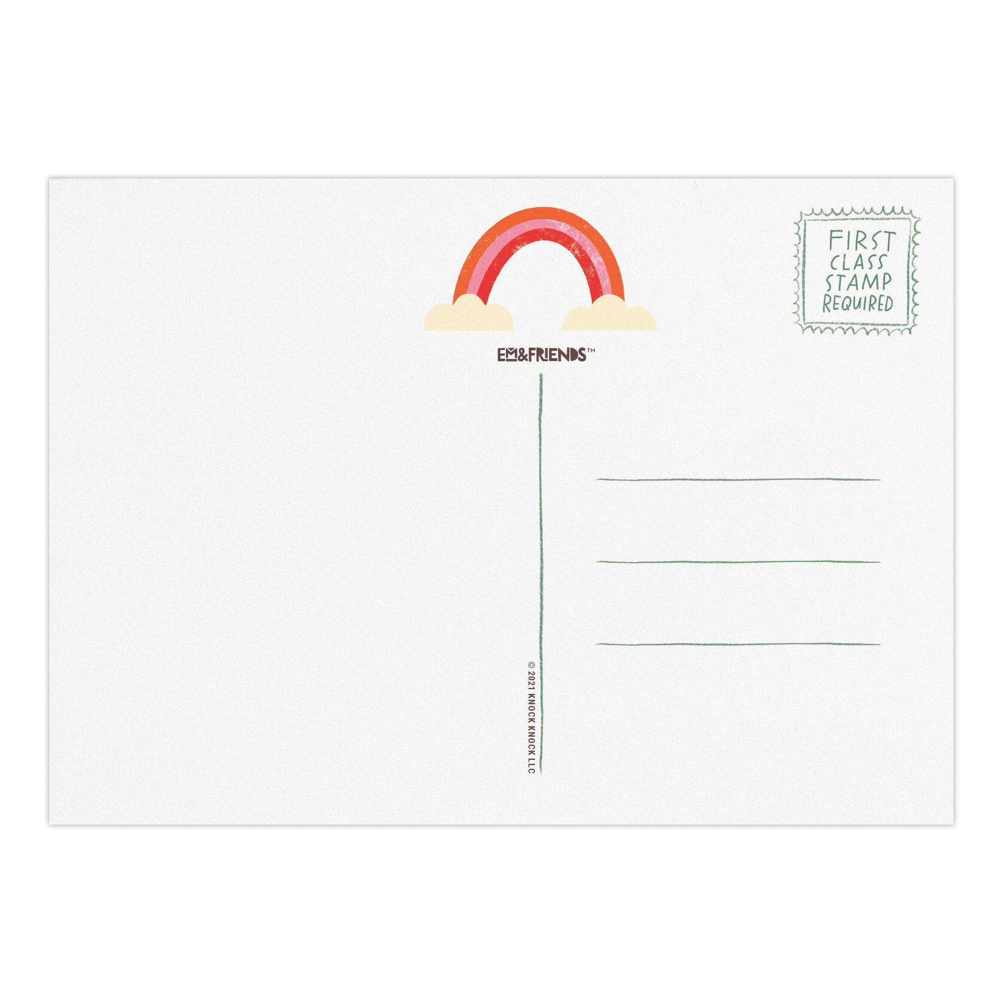 Good Vibes & High Fives Postcard Book