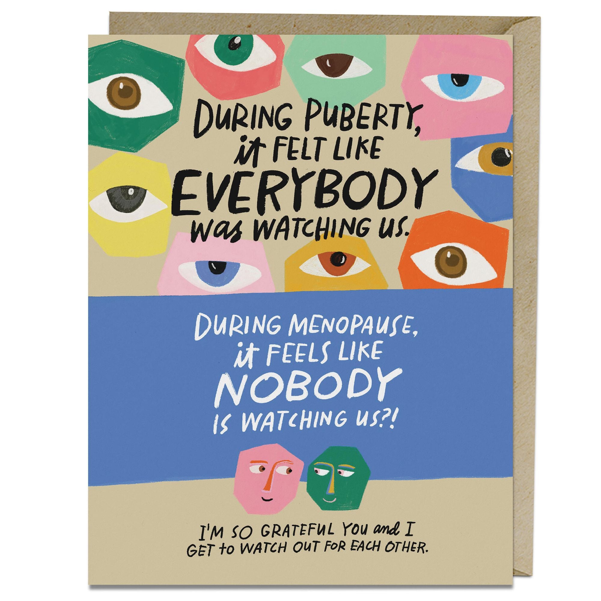 Watch Out for Each Other Menopause Card