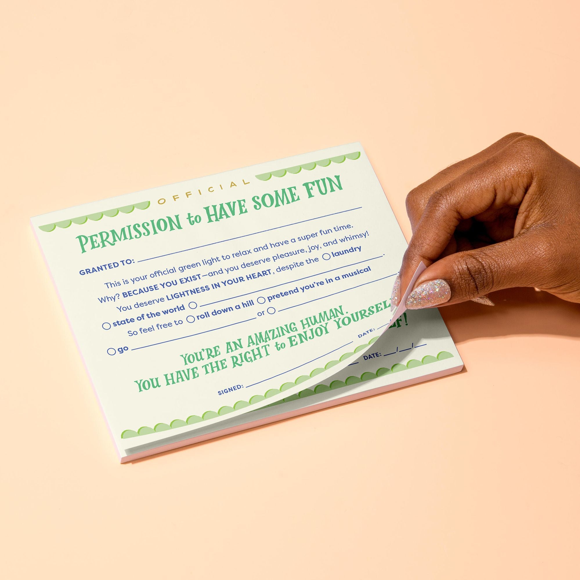 Permission to Have Some Fun Note Pad