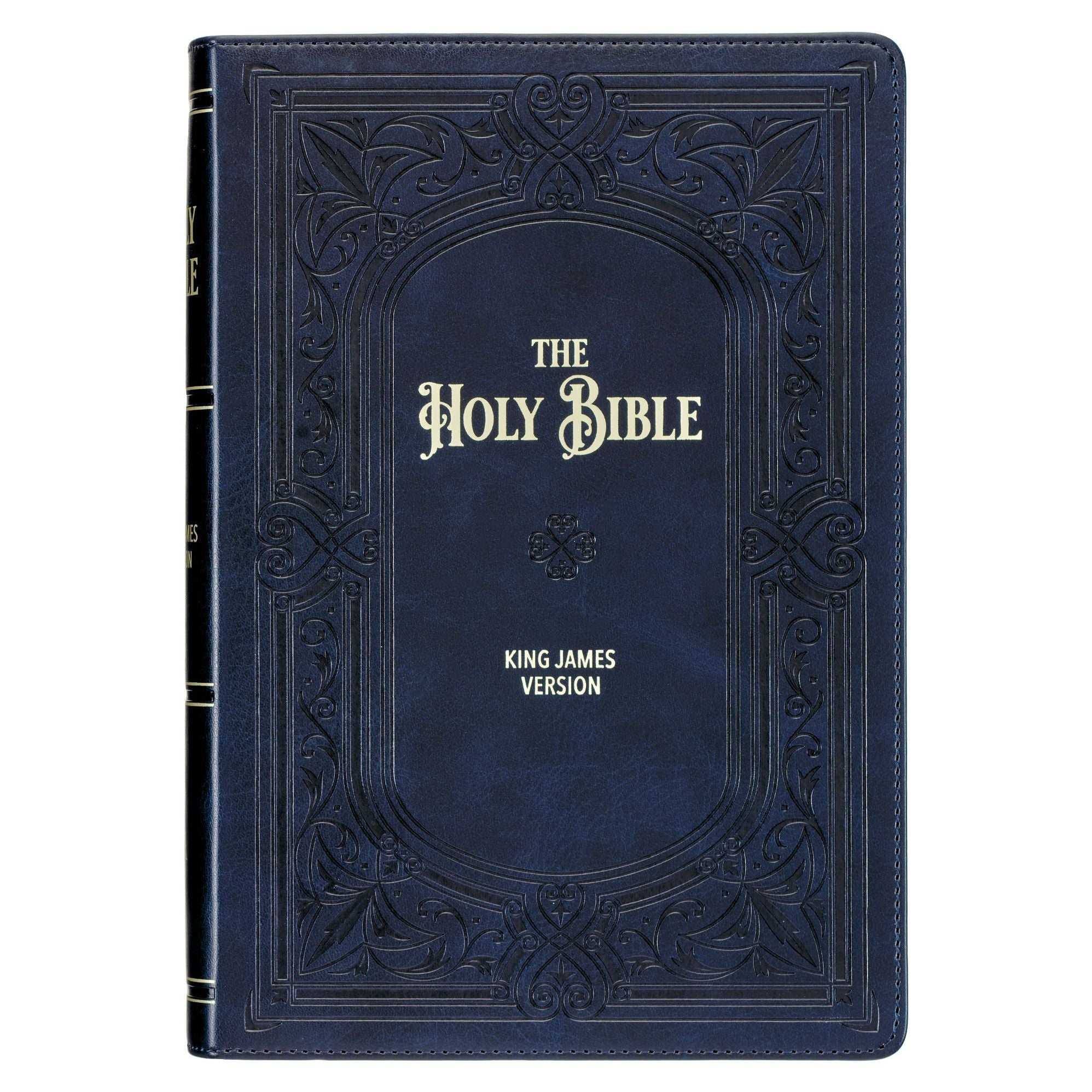 KJV Bible Giant Print Full-Size (Faux Leather, Midnight Blue)