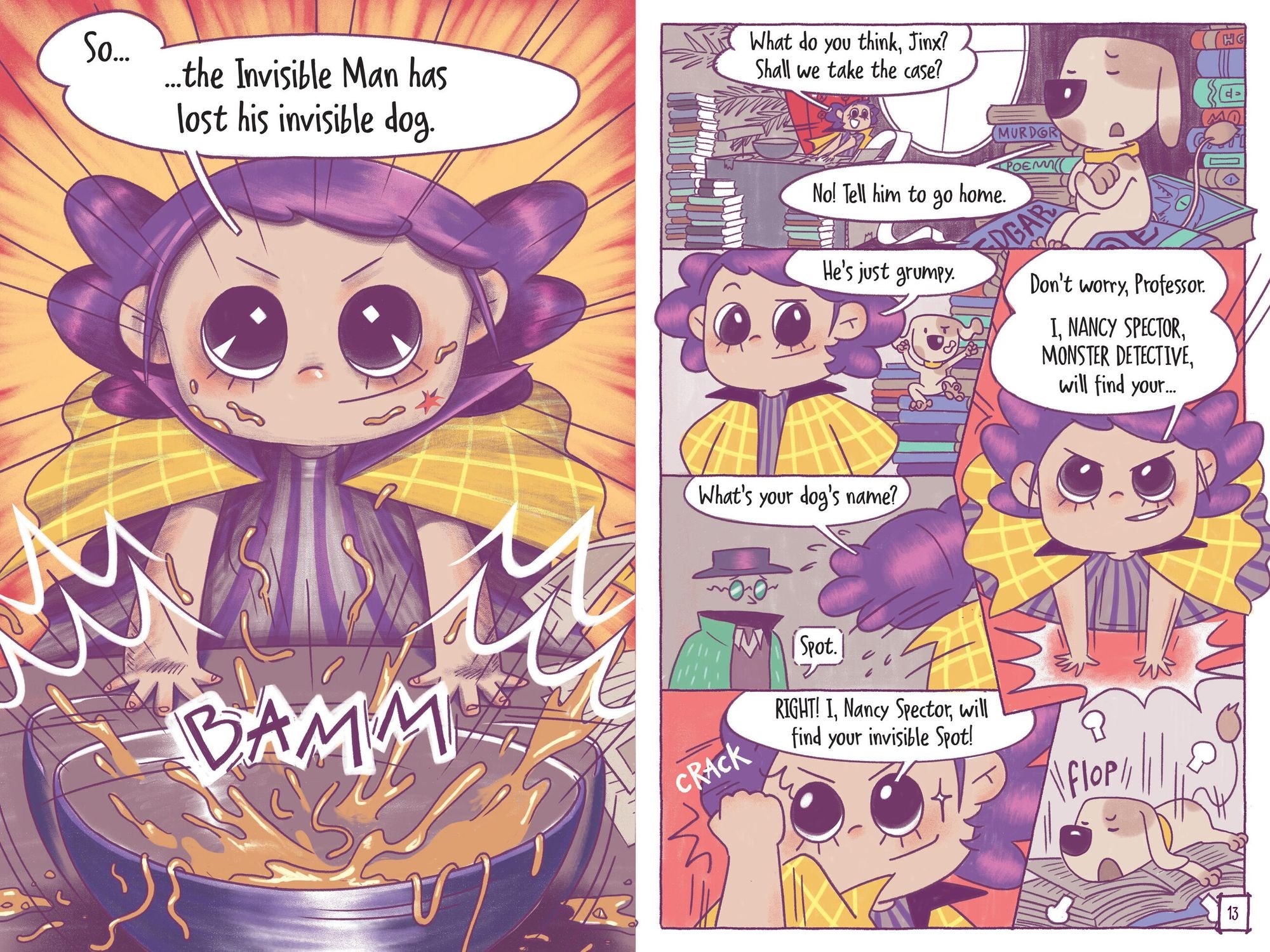 Nancy Spector, Monster Detective: The Case of the Missing Spot (A Graphic Novel)
