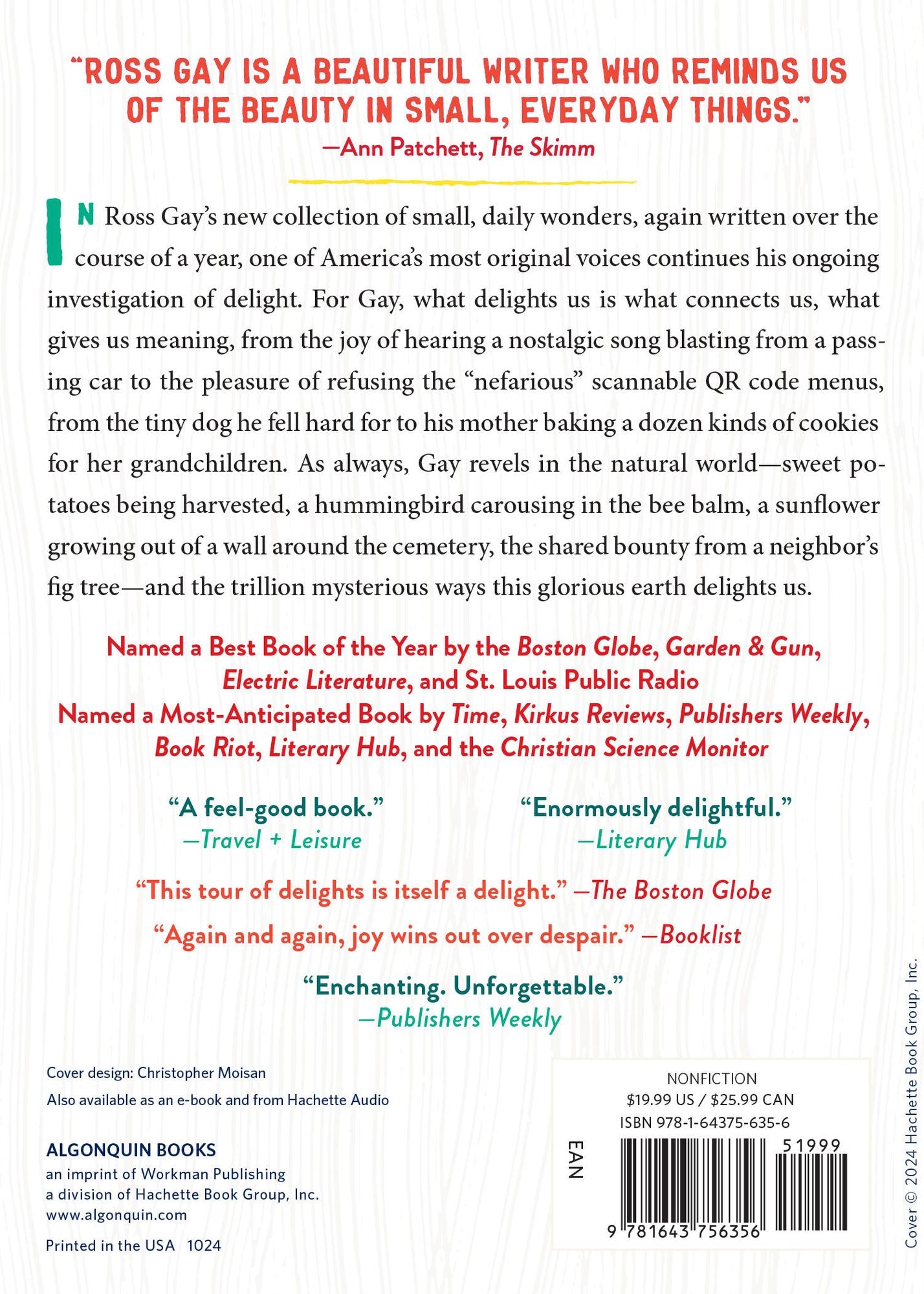 The Book of (More) Delights: Essays