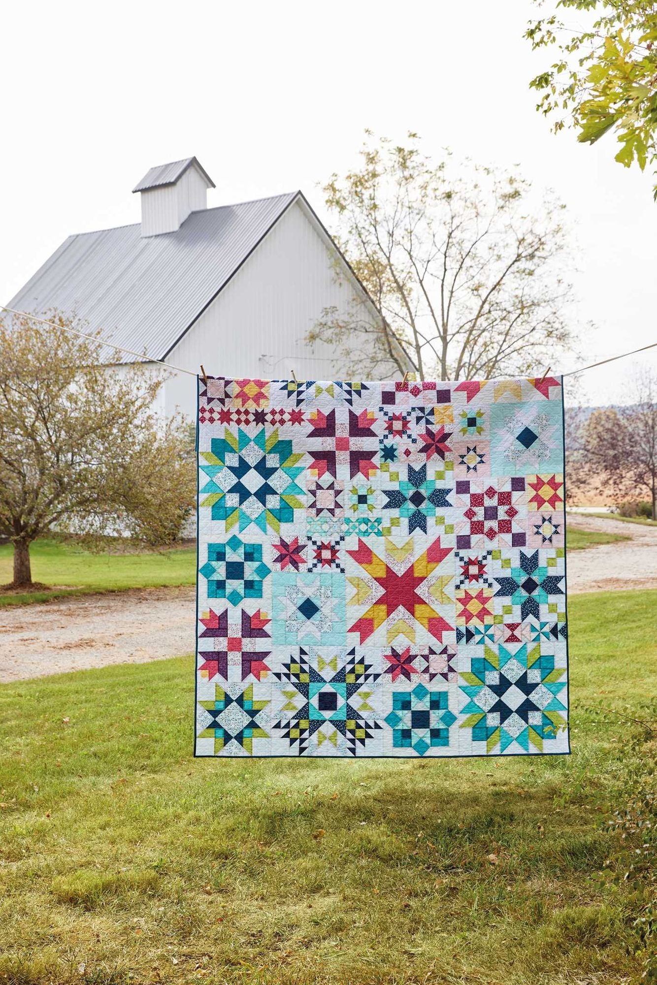 Barn Star Sampler: 20 Starry Blocks and 7 Spectacular Quilts