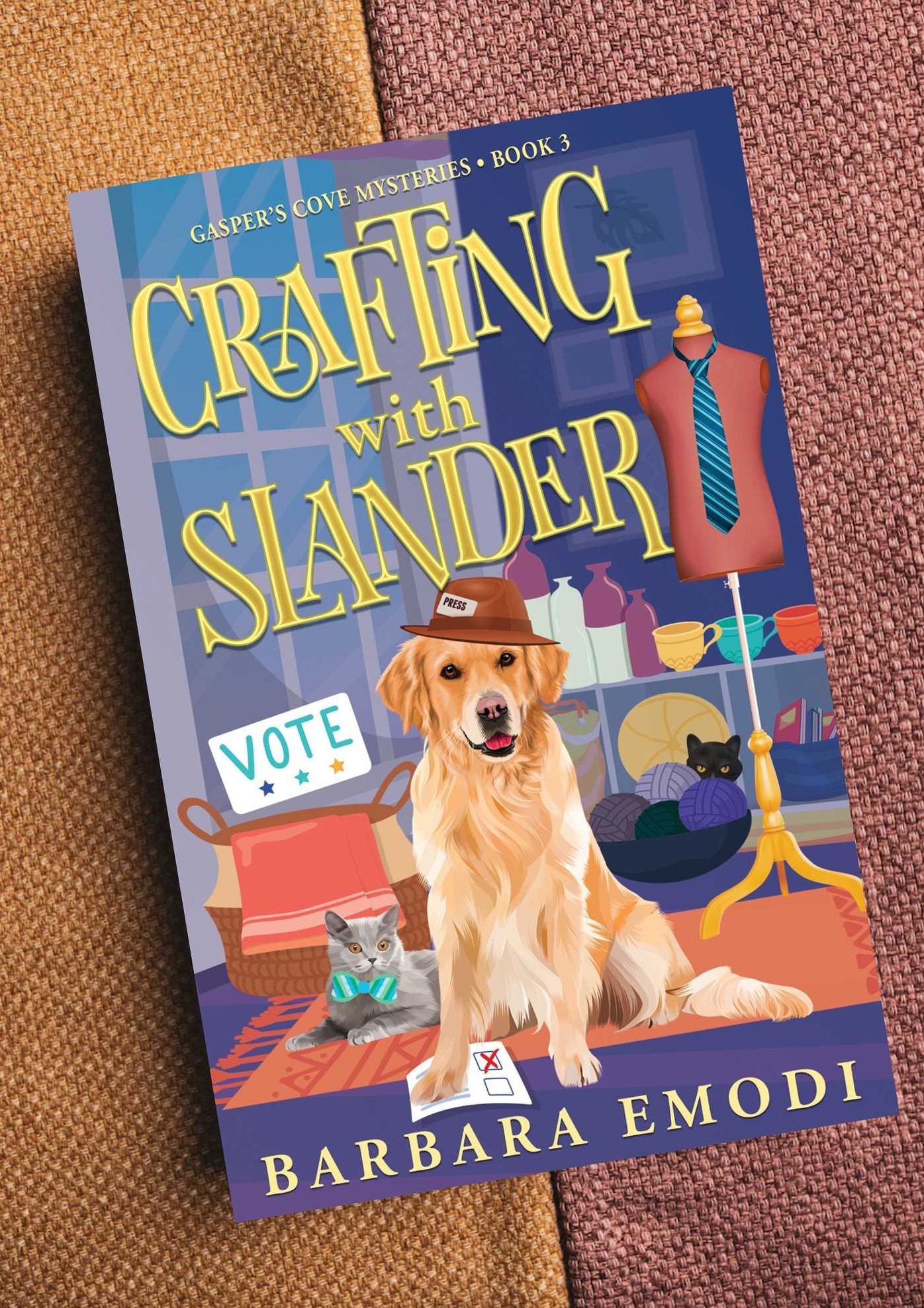 Crafting with Slander: A Gasper's Cove Cozy Mystery, Book 3