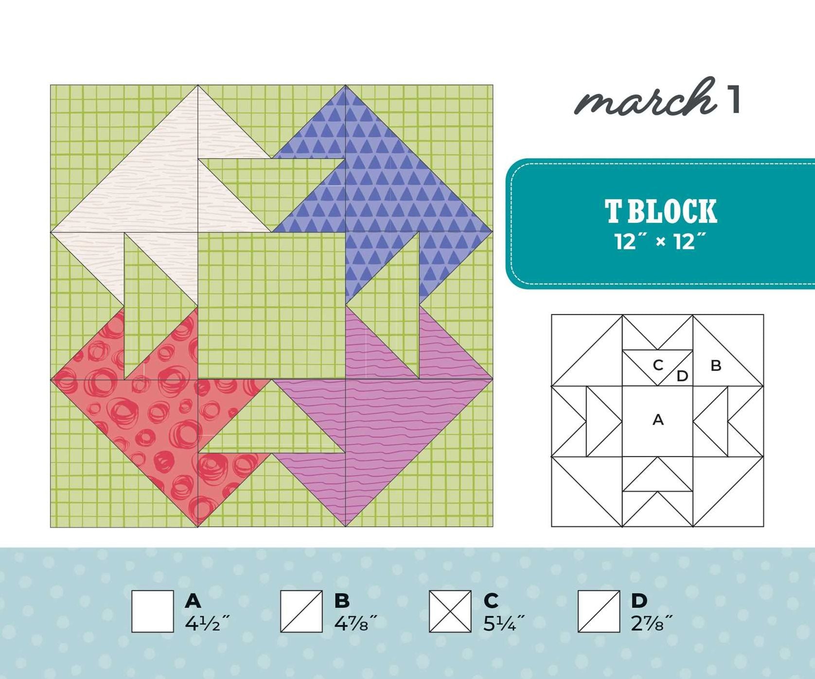 Quilter's NEW Perpetual Block-a-Day Calendar