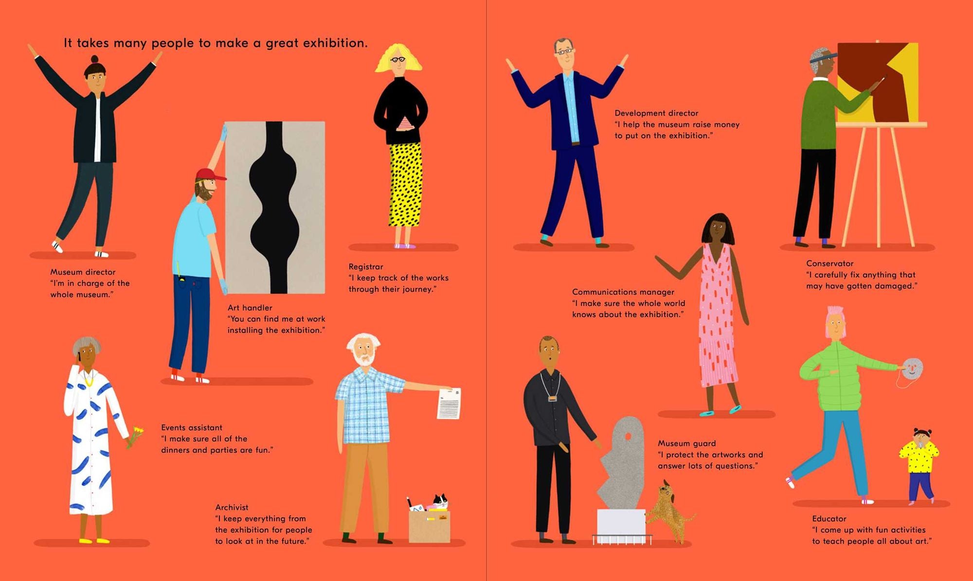 Making a Great Exhibition (Books for Kids, Art for Kids, Art Book)