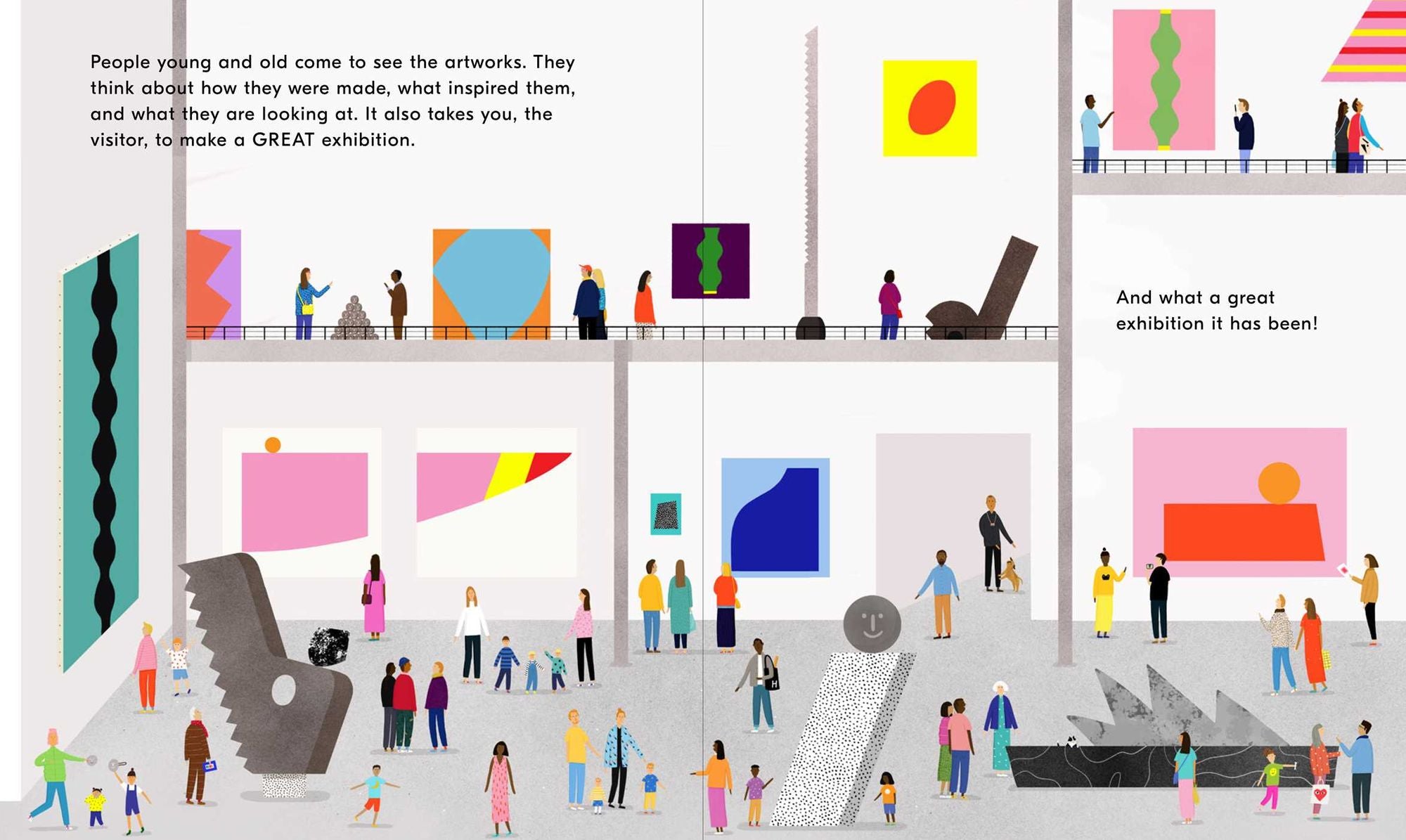 Making a Great Exhibition (Books for Kids, Art for Kids, Art Book)