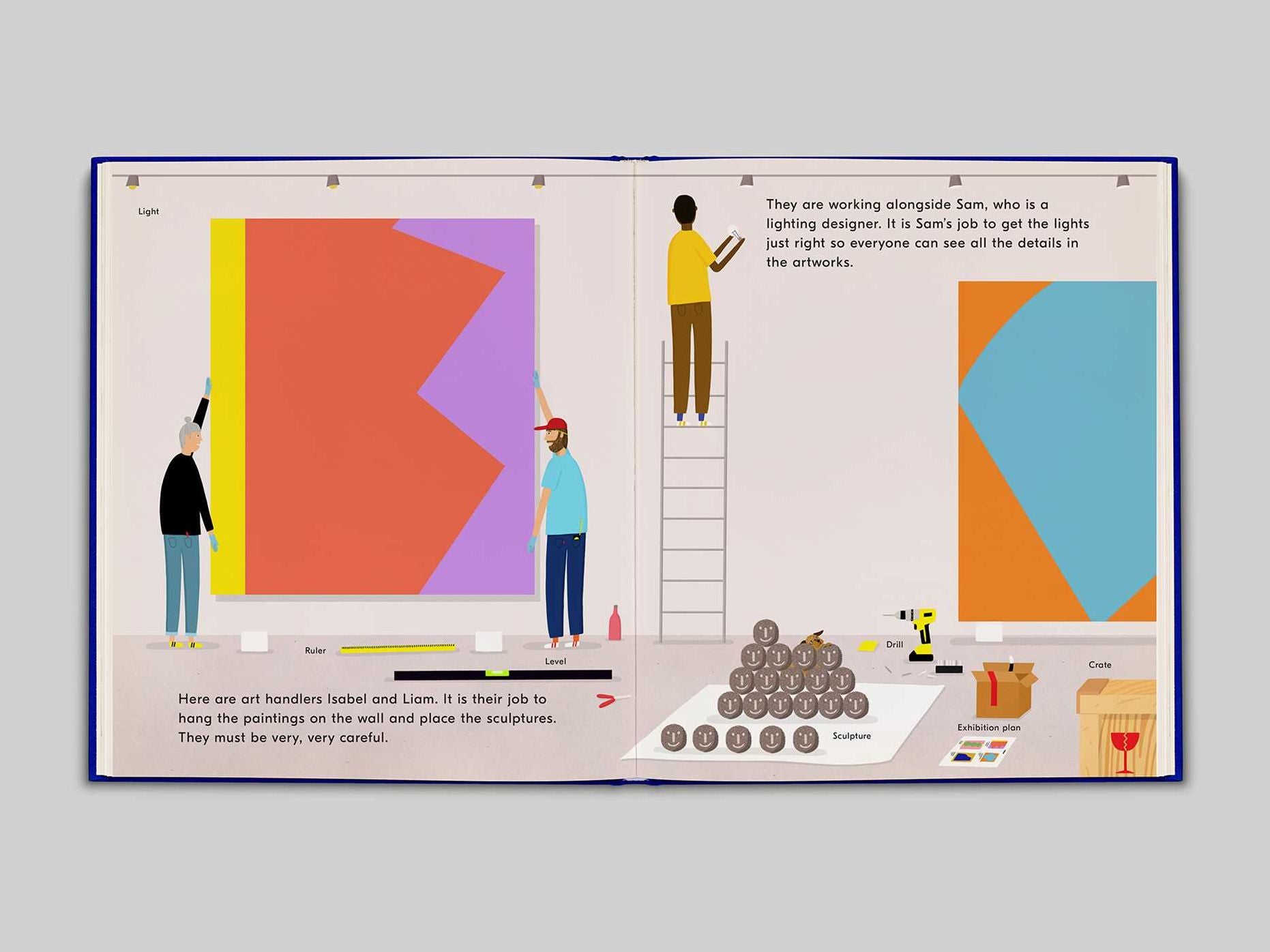 Making a Great Exhibition (Books for Kids, Art for Kids, Art Book)