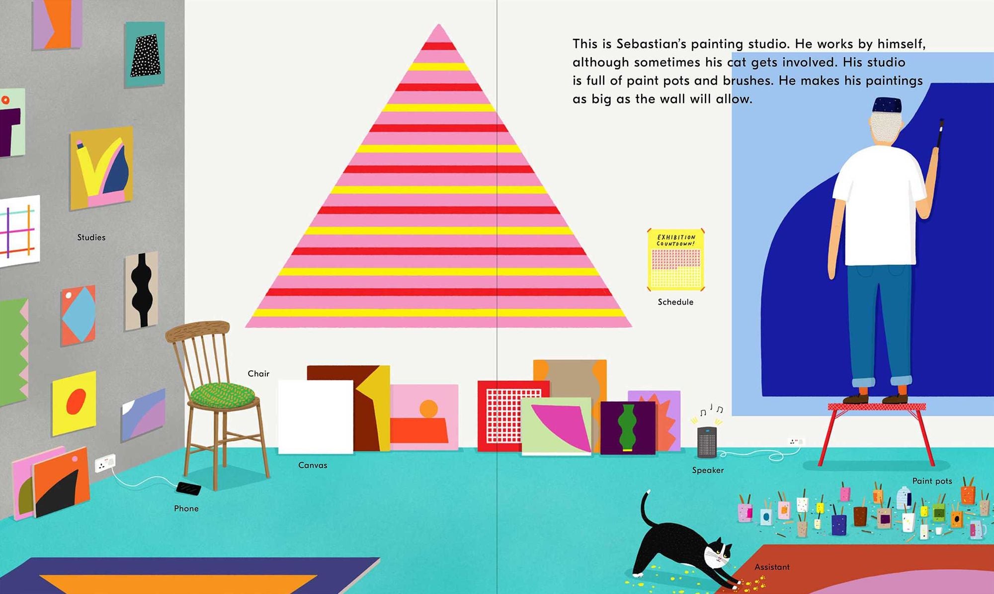 Making a Great Exhibition (Books for Kids, Art for Kids, Art Book)