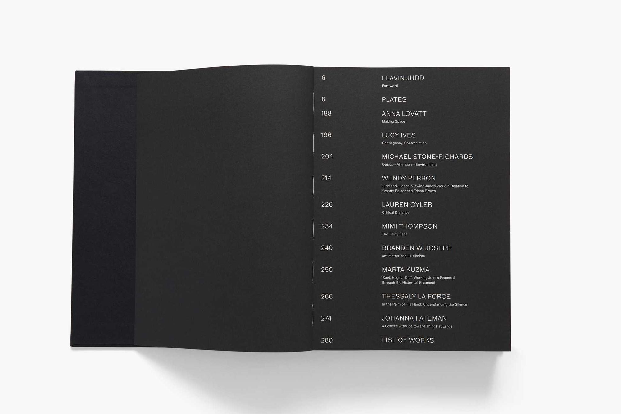 Donald Judd: Artworks 1970-1994