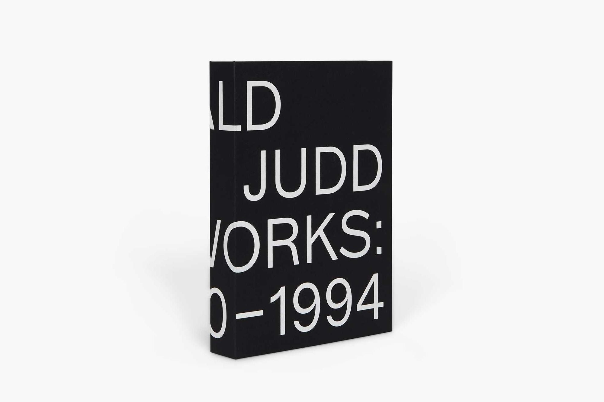 Donald Judd: Artworks 1970-1994