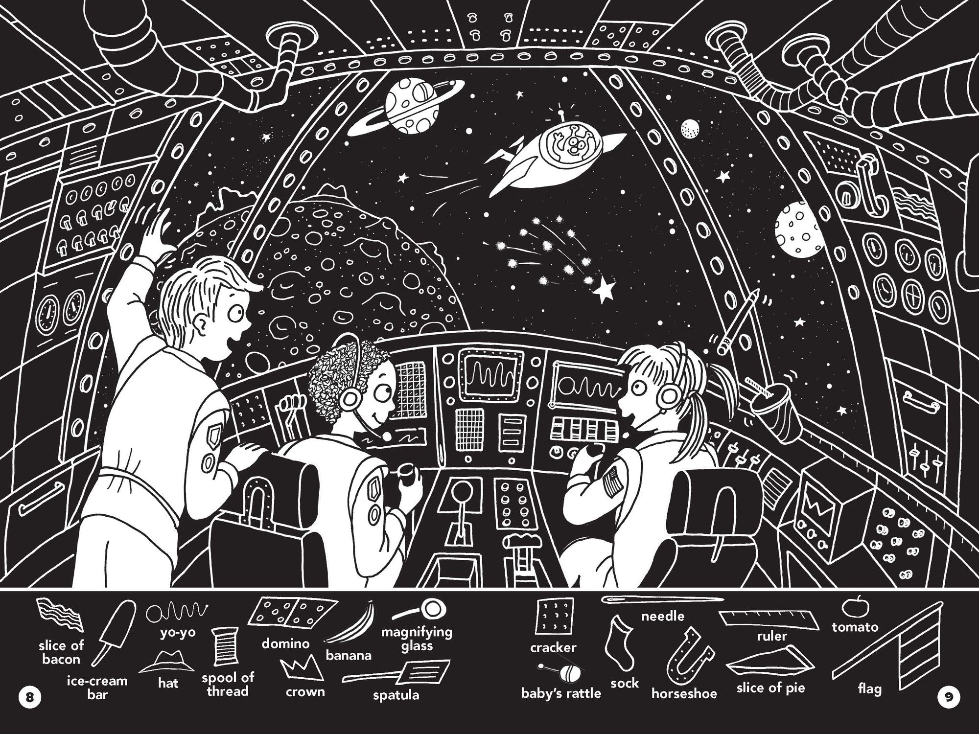 Space Hidden Pictures Puzzles to Highlight: Space-Themed Hidden Pictures Activity Book for Kids with Neon Highlighter Puzzles