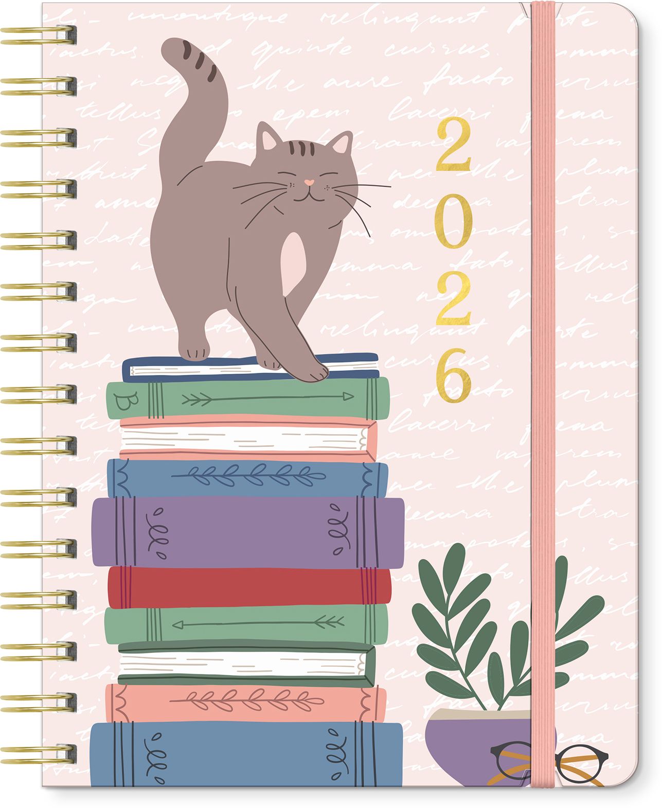 2025-2026 Book Lovers Deluxe Compact Flexi Planner 17m Exclusive