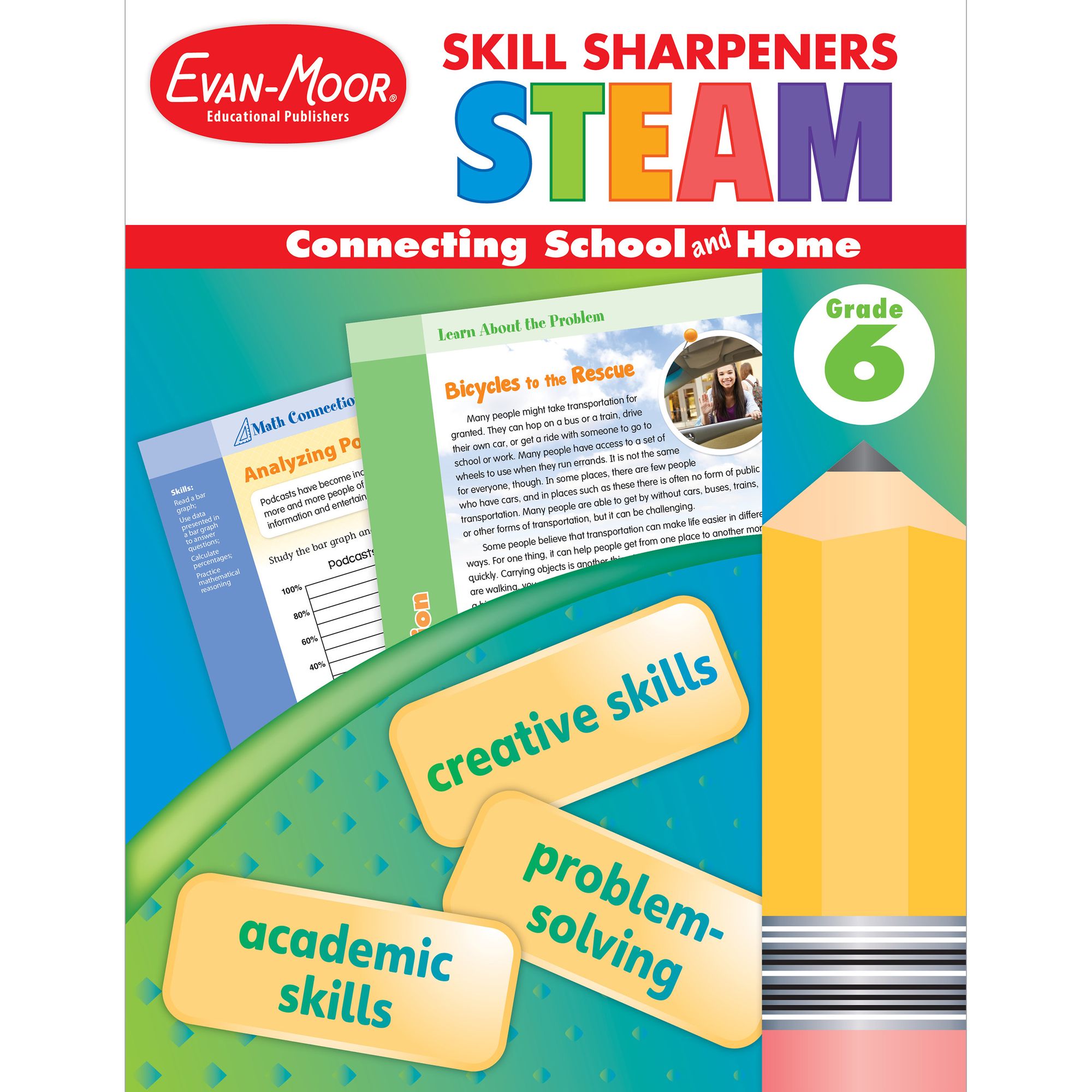 Skill Sharpeners: STEAM, Grade 6 Workbook