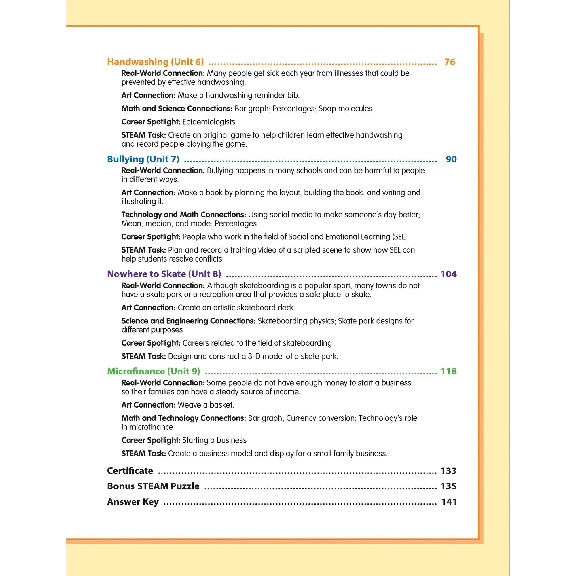 Skill Sharpeners: STEAM, Grade 6 Workbook