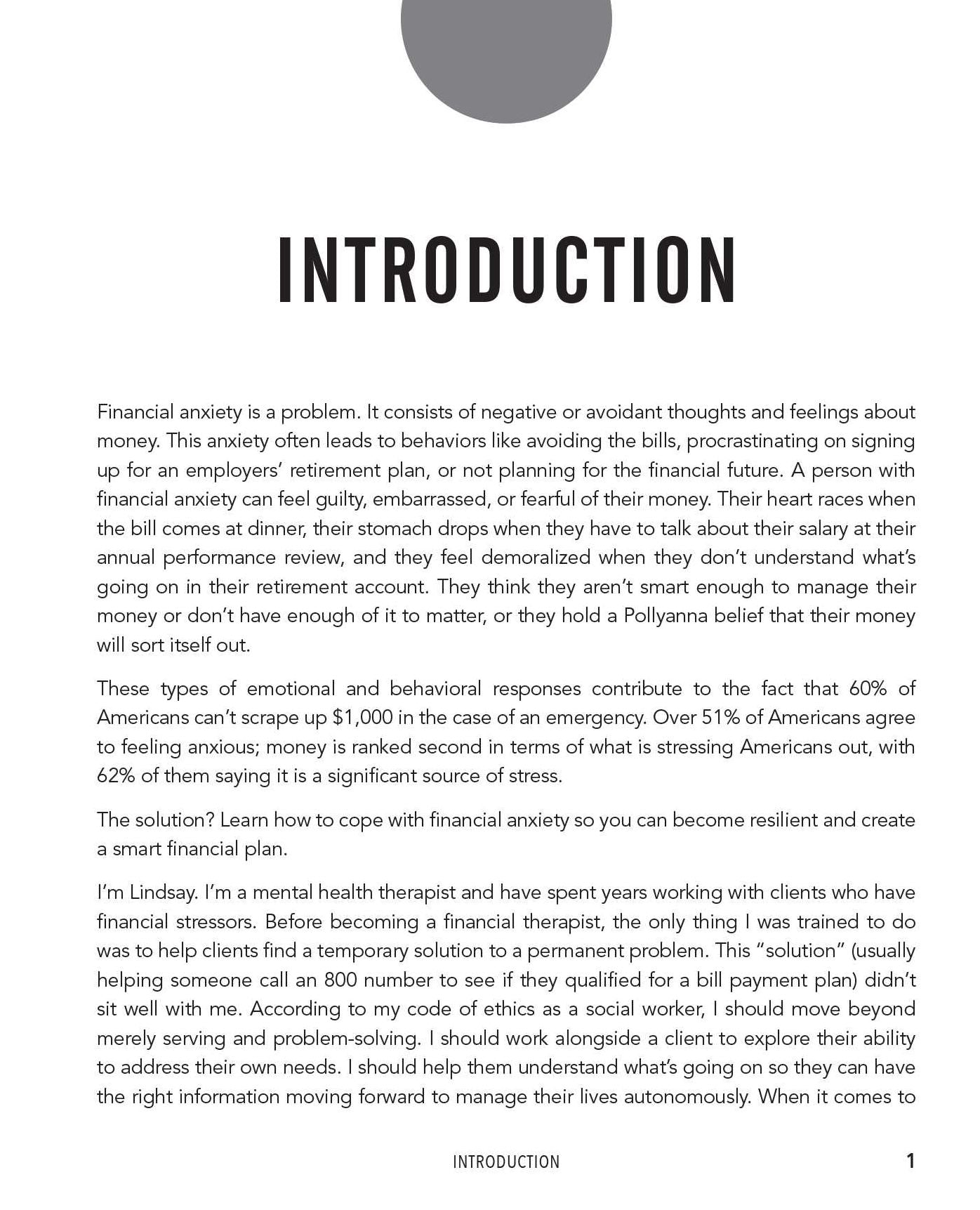 The Financial Anxiety Solution: A Step-by-Step Workbook to Stop Worrying about Money, Take Control of Your Finances, and Live a Happier Life