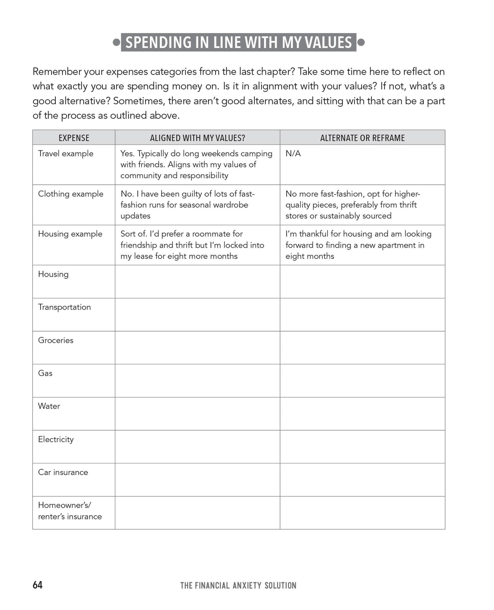 The Financial Anxiety Solution: A Step-by-Step Workbook to Stop Worrying about Money, Take Control of Your Finances, and Live a Happier Life