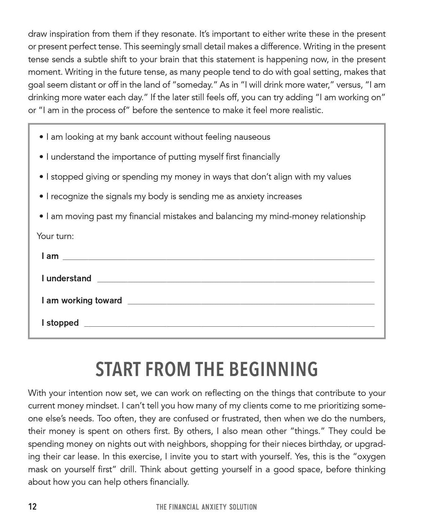 The Financial Anxiety Solution: A Step-by-Step Workbook to Stop Worrying about Money, Take Control of Your Finances, and Live a Happier Life