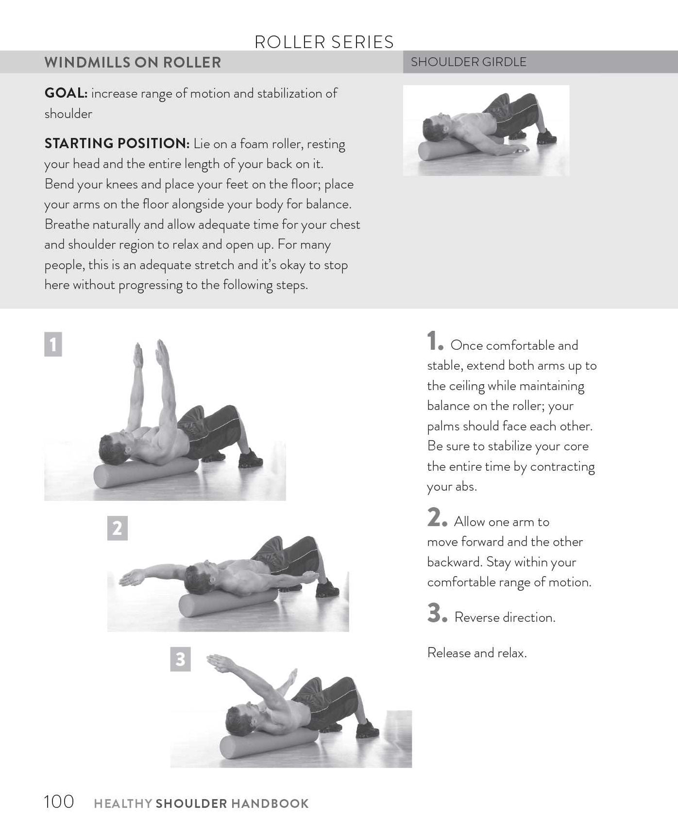 Healthy Shoulder Handbook: Second Edition: 100 Exercises for Treating Common Injuries and Ending Chronic Pain