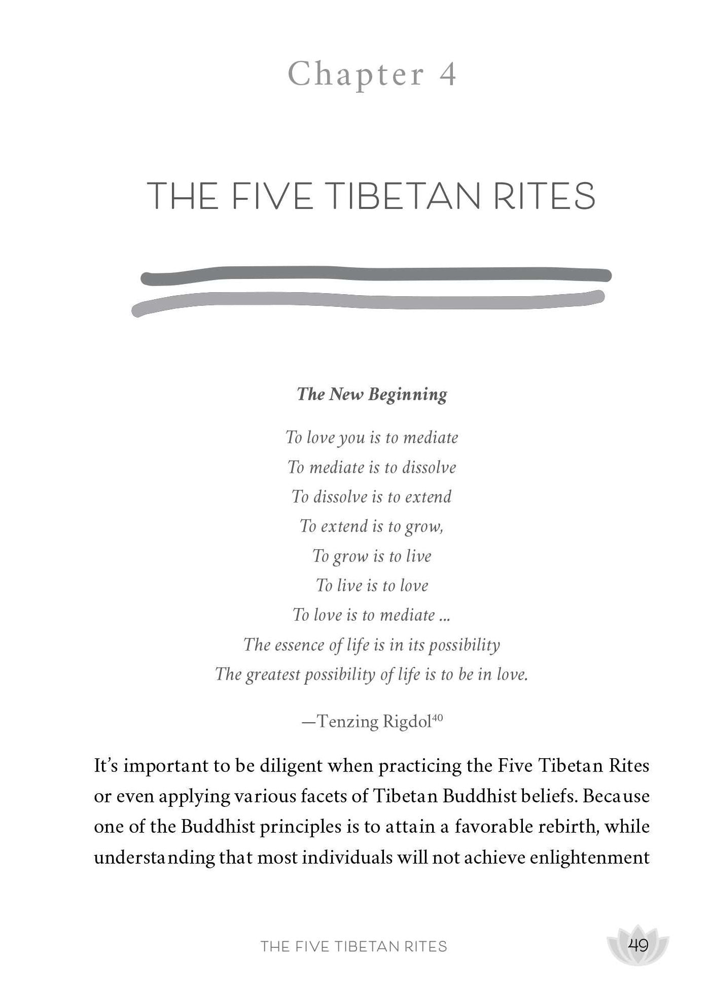 The Little Book of Tibetan Rites and Rituals: Simple Practices for Rejuvenating the Mind, Body, and Spirit